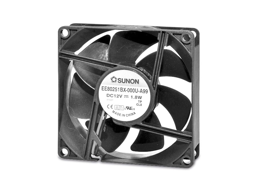 SUNON Axiallüfter EF80252S11000UA99, 80x80x25 mm, 24 V- SUNON Axiallüfter EF80252S11000UA99, 80x80x25 mm, 24 V-