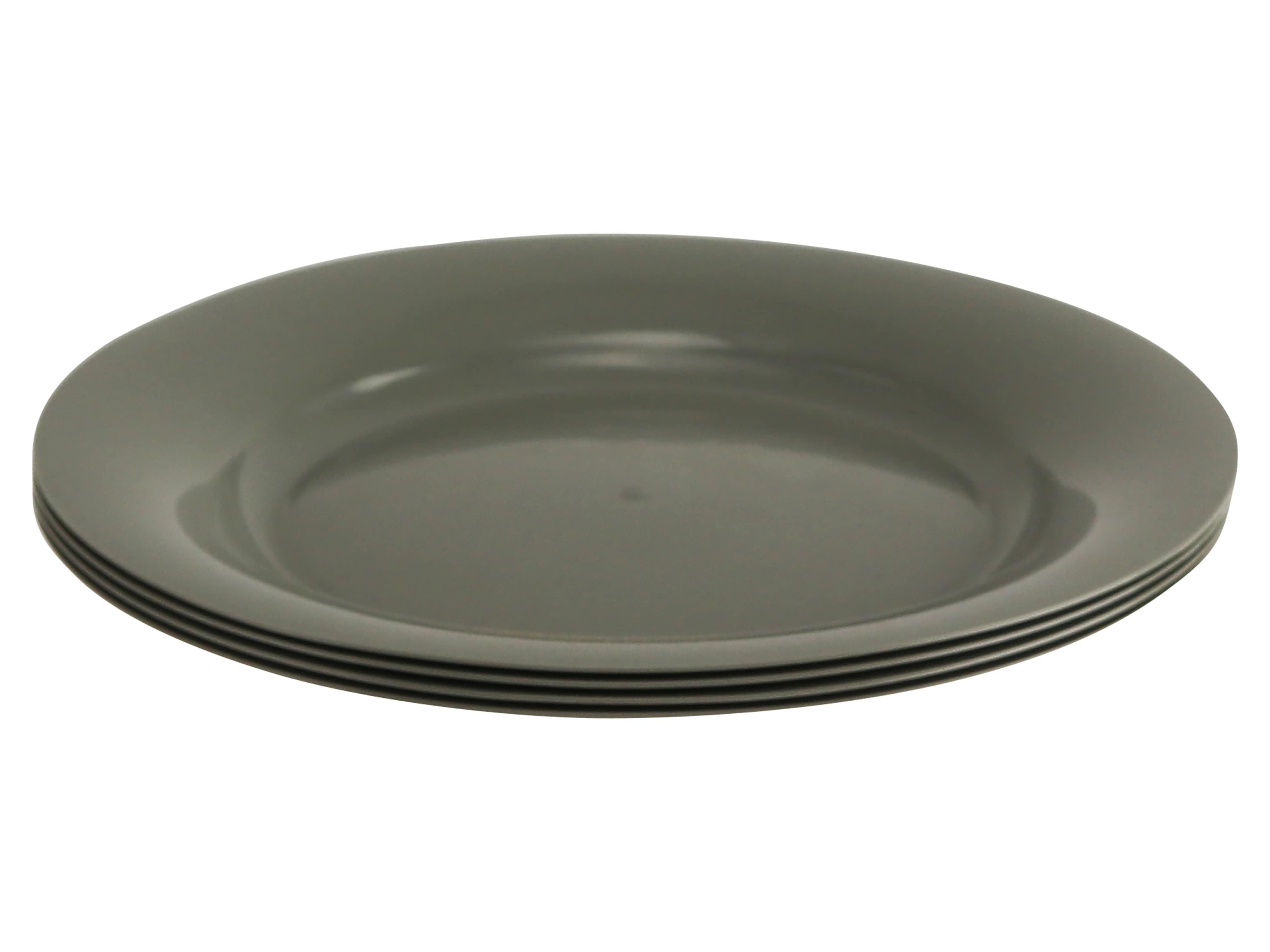 Campingteller, 4-teilig, grau, Ø 200mm Campingteller, 4-teilig, grau, Ø 200mm