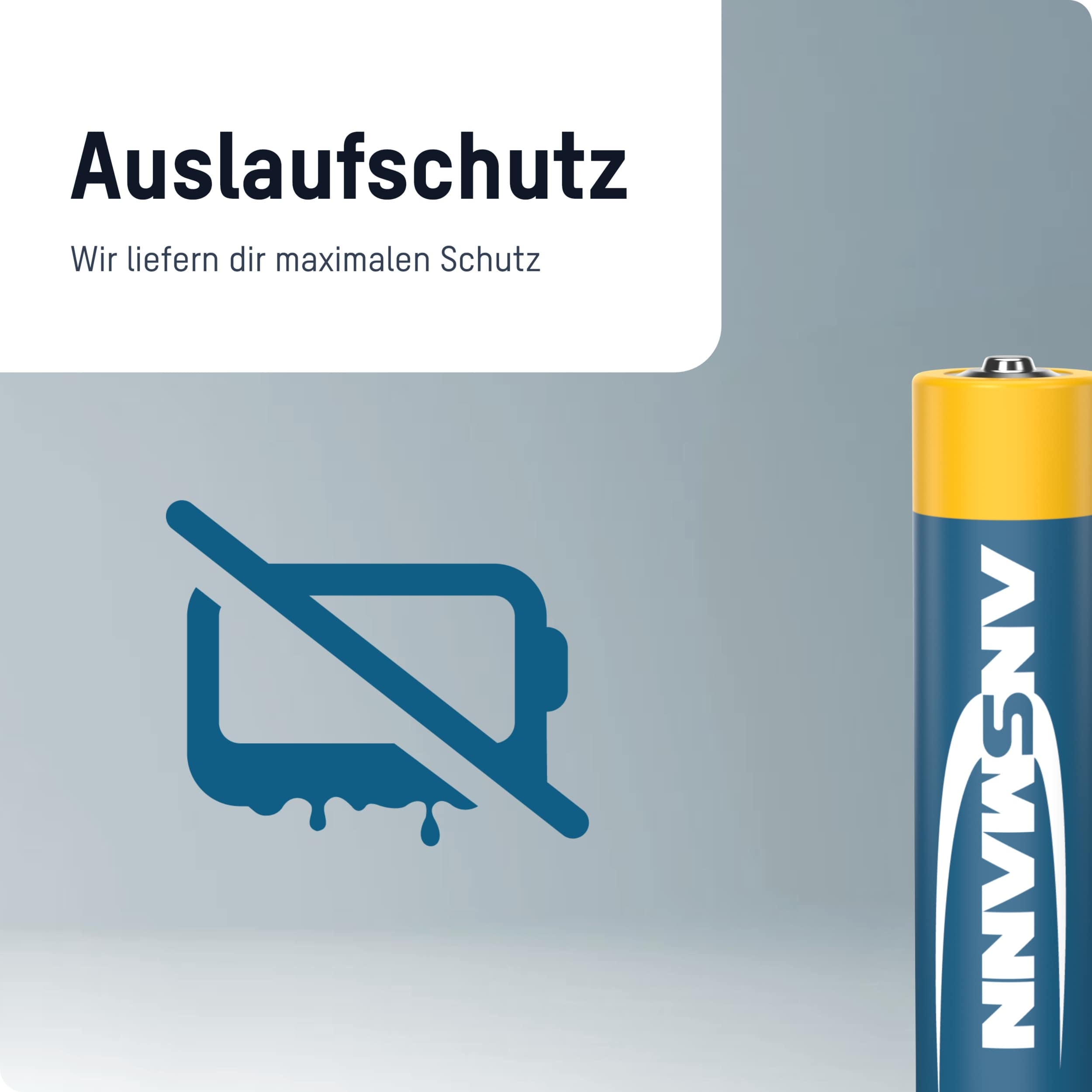 ANSMANN Micro-Batterie, XPower, 1300mAh, 4 Stück