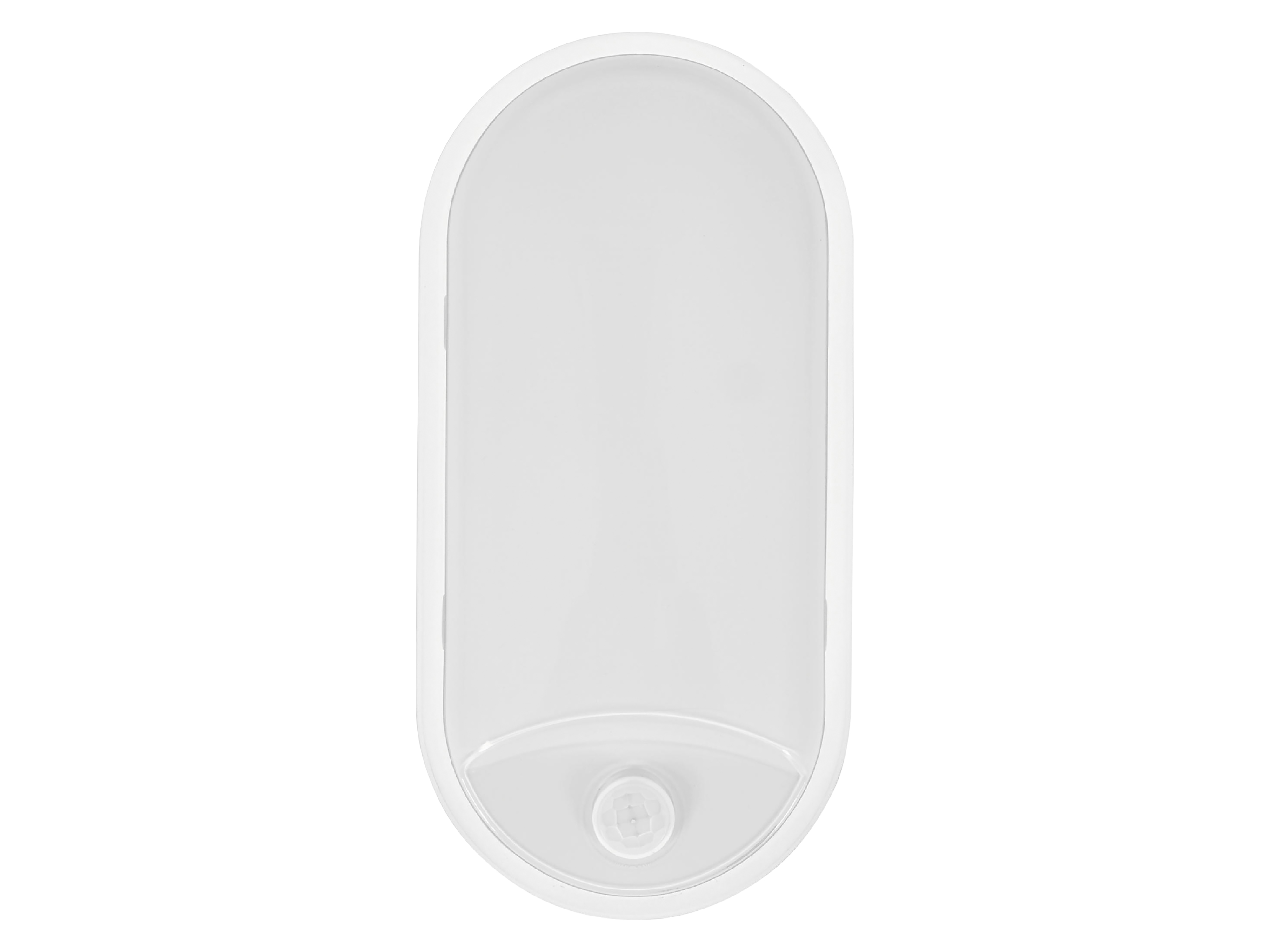 MÜLLER-LICHT LED-Wand- und Deckenleuchte 20300538, 9W, 650 lm, 4000K, IP54, Bewegungsmelder, oval