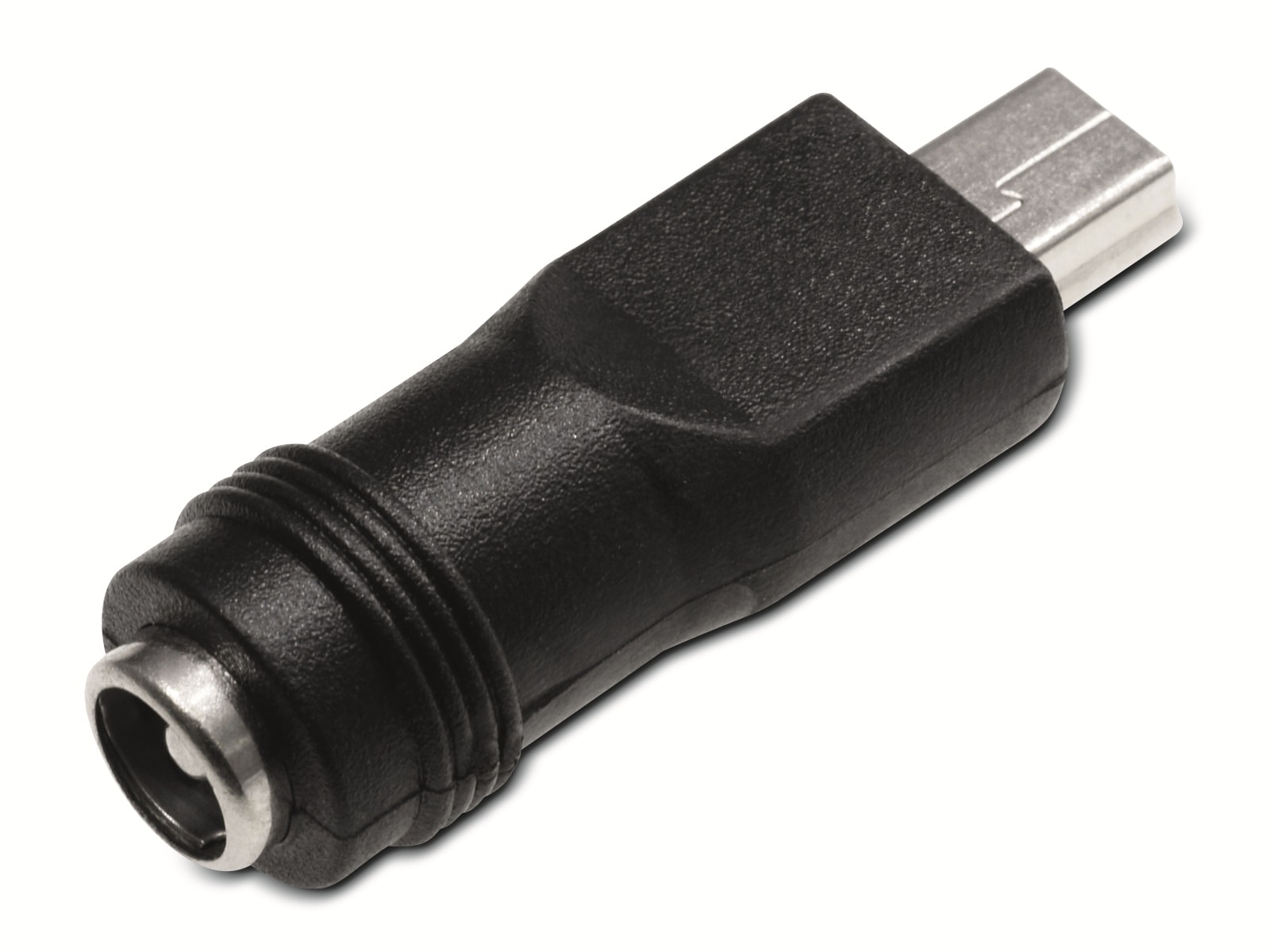 Hohlsteckeradapter, 5,5/2,1 Hohlkupplung auf Mini-USB Stecker