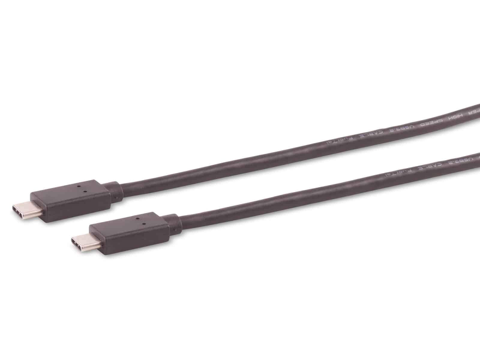 S-IMPULS USB-C Verbindungskabel, 3.2 Gen 2x2, schwarz, 2 m S-IMPULS USB-C Verbindungskabel, 3.2 Gen 2x2, schwarz, 2 m