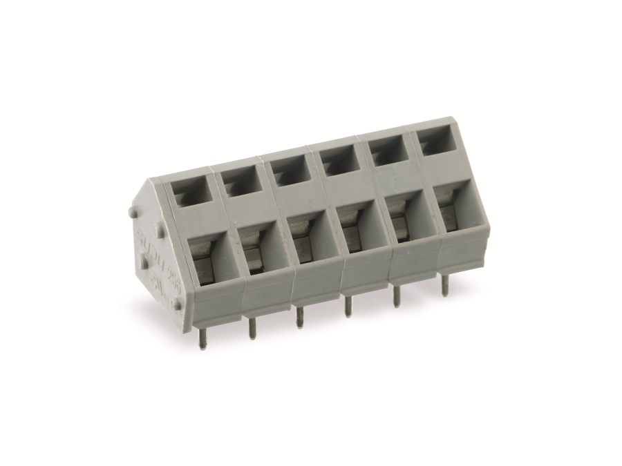 Leiterplattenklemme SUPU 256706, 6-polig, RM 5, 16 A/250 V