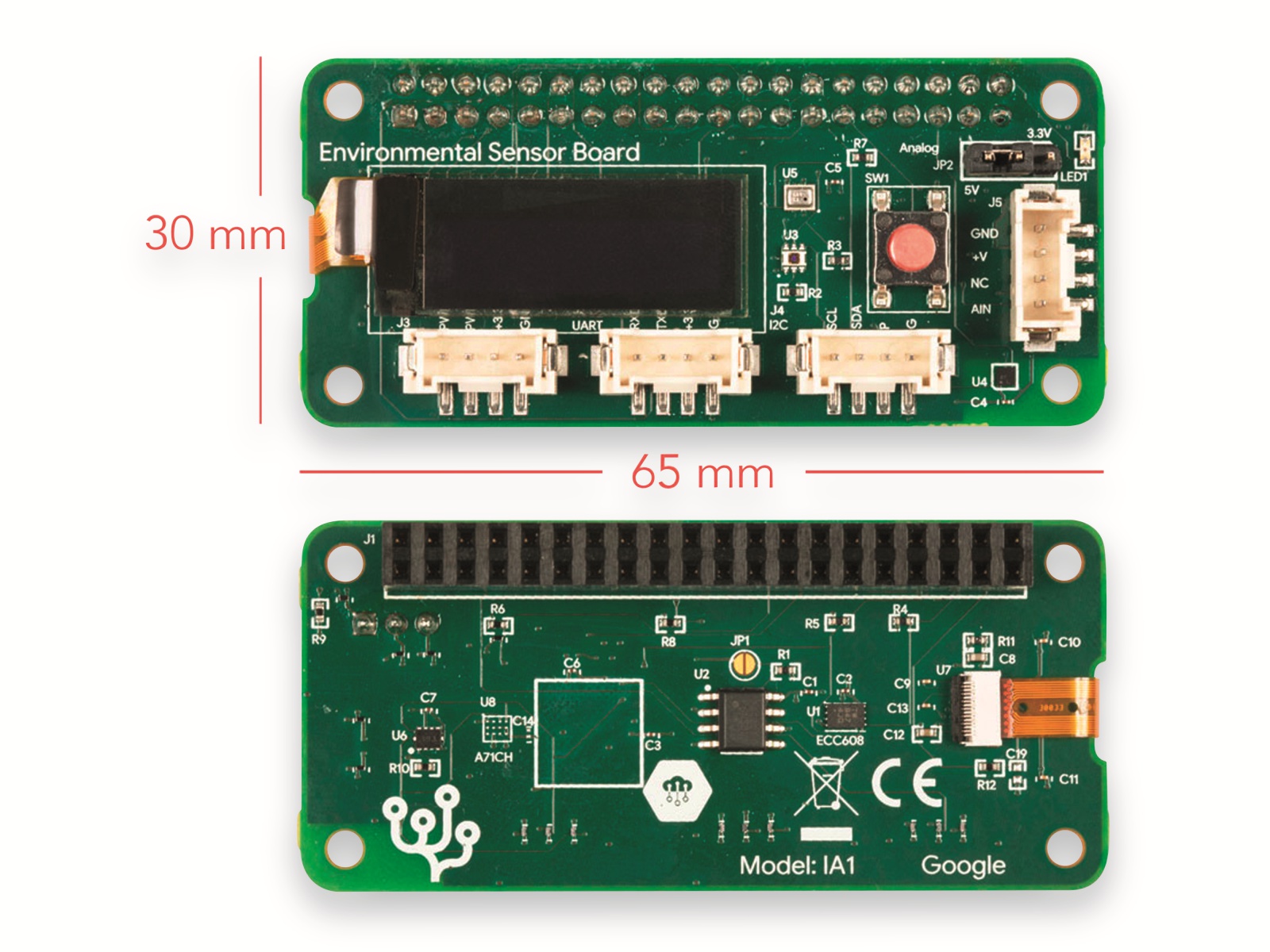 GOOGLE CORAL ENVIRONMENTAL SENSOR BOARD GOOGLE CORAL ENVIRONMENTAL SENSOR BOARD