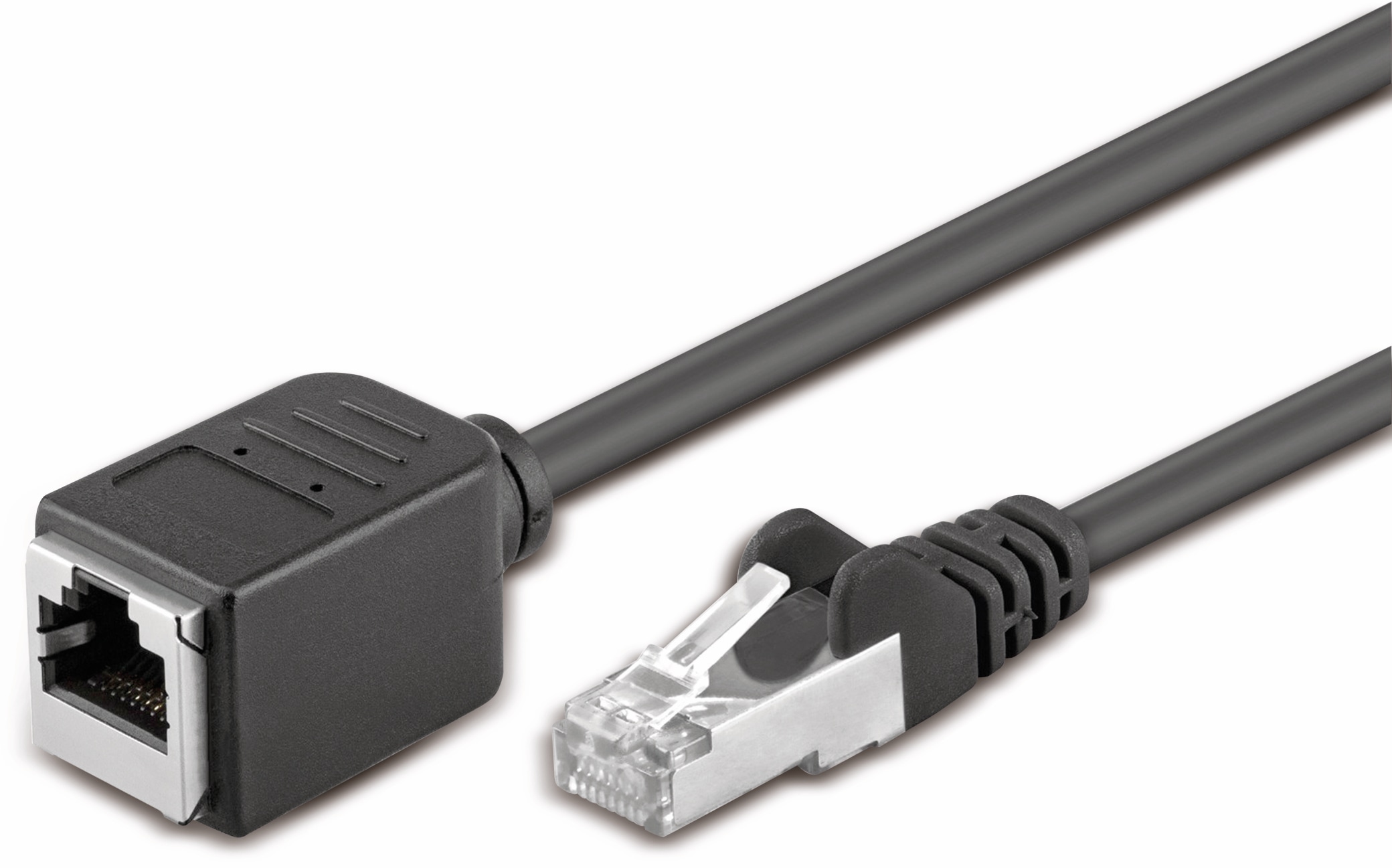 GOOBAY CAT.5e-Verlängerungskabel, 3,0 m, schwarz