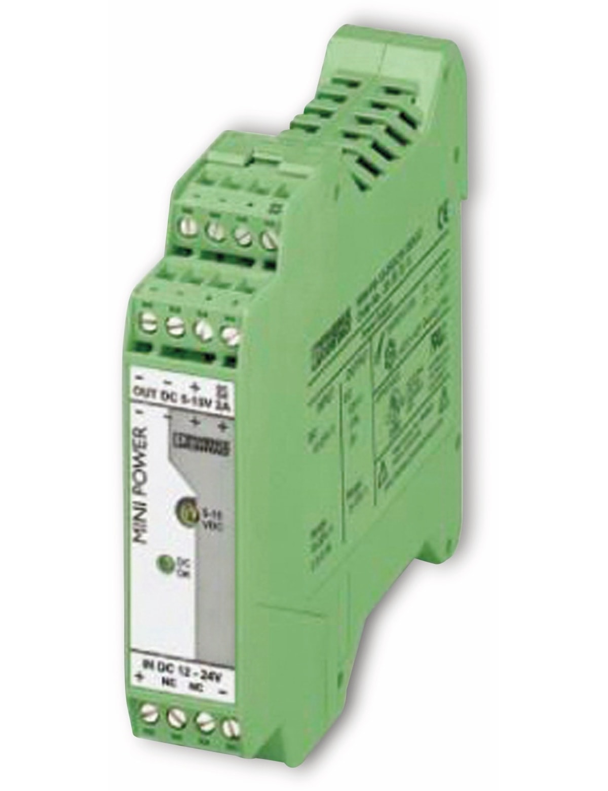 Phoenix Contact, DC/DC-Wandler, 2320018, MINI-PS- 12- 24DC/ 5-15DC/2