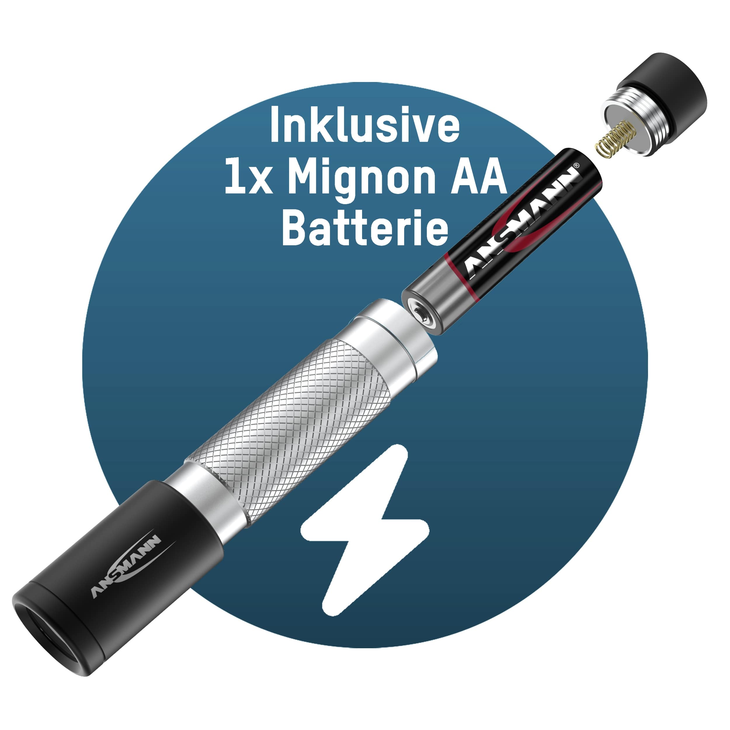 ANSMANN LED-Taschenlampe Daily Use 70B, 70 lm, batteriebetrieben ANSMANN LED-Taschenlampe Daily Use 70B, 70 lm, batteriebetrieben