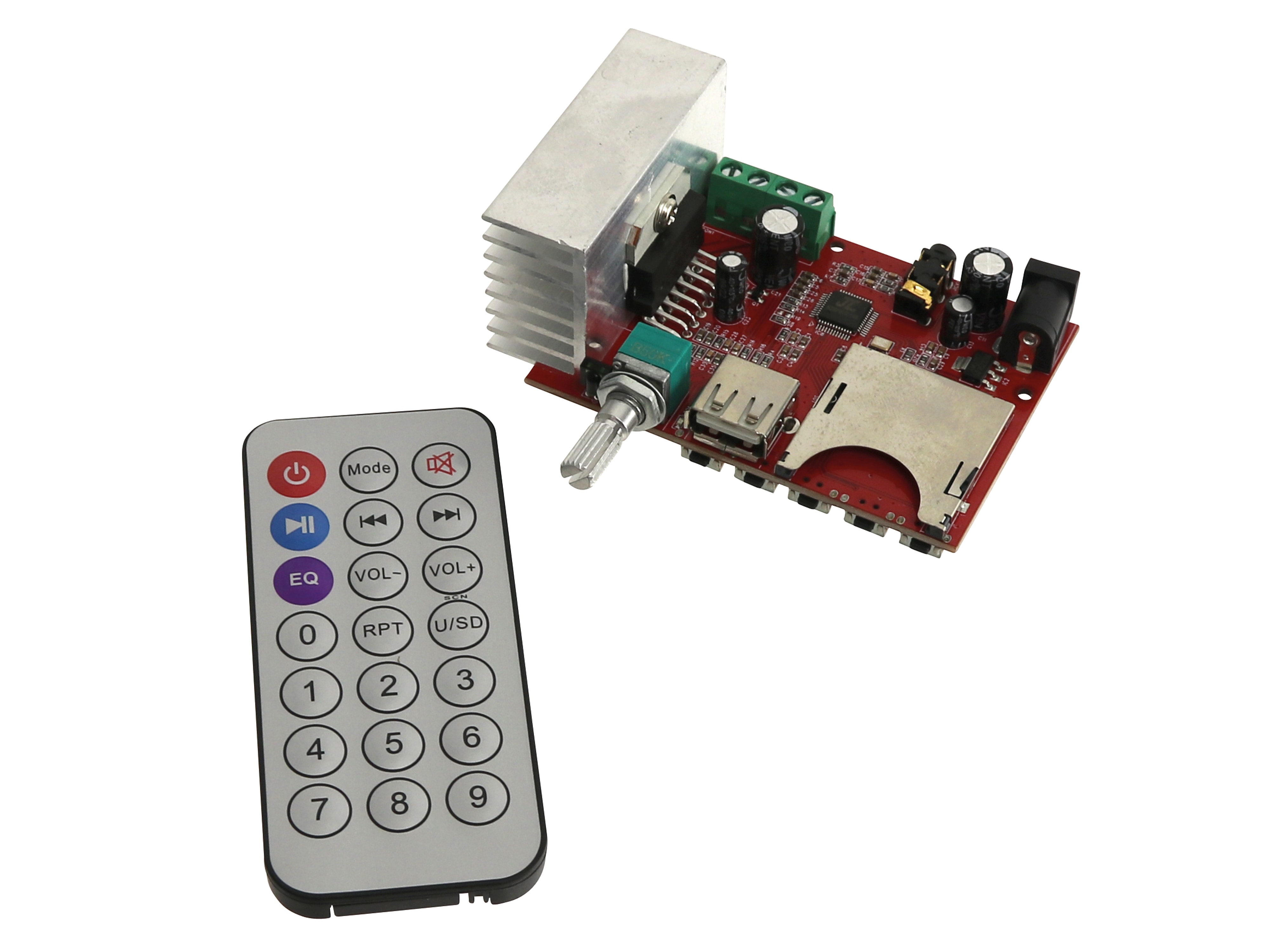 DAYPOWER Stereo-Verstärkermodul mit MP3-Wiedergabe VM-MP3-2x15 DAYPOWER Stereo-Verstärkermodul mit MP3-Wiedergabe VM-MP3-2x15