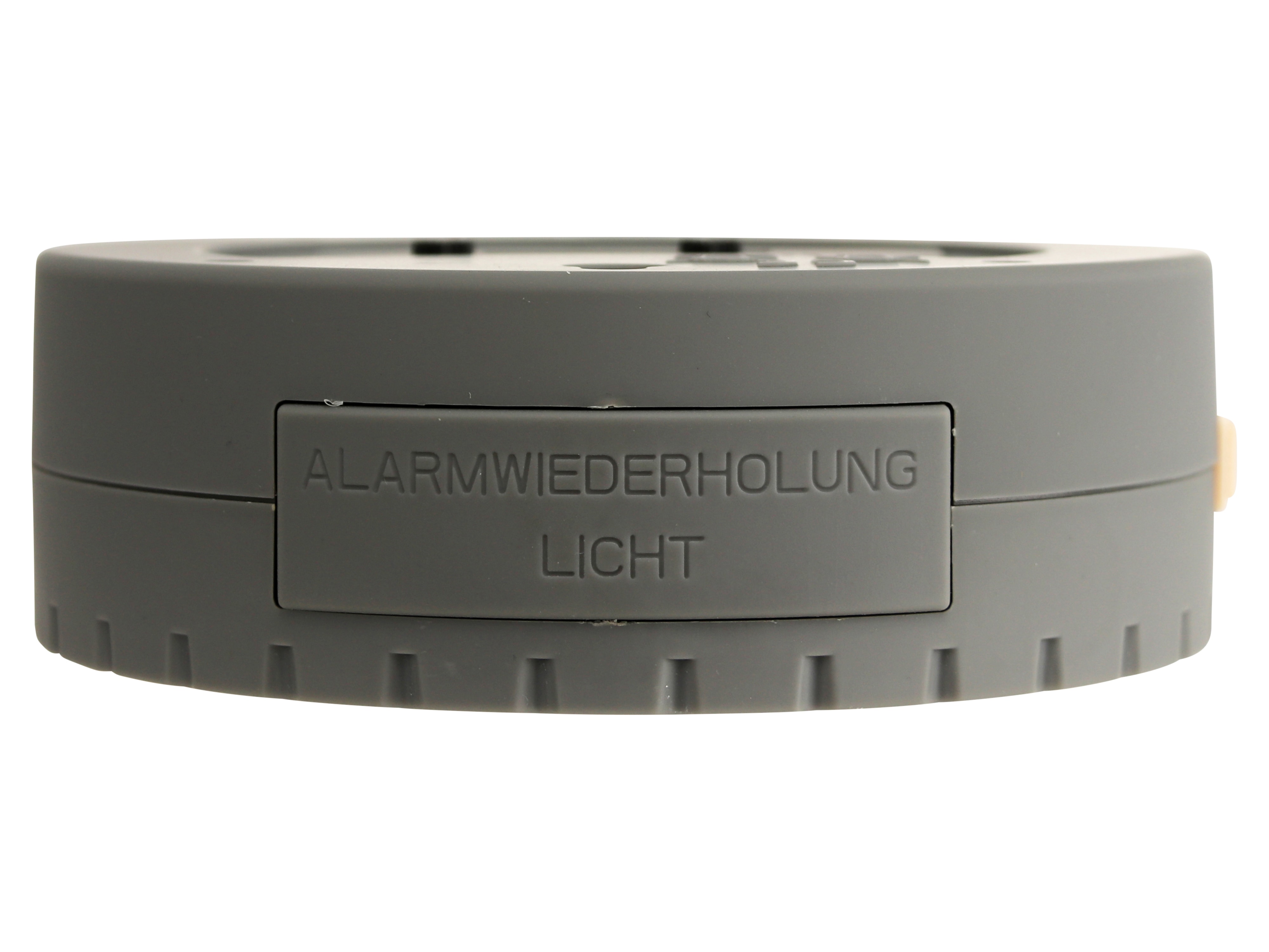 Wecker, COLOUR TIME, Ø13cm, grau/gelb Wecker, COLOUR TIME, Ø13cm, grau/gelb