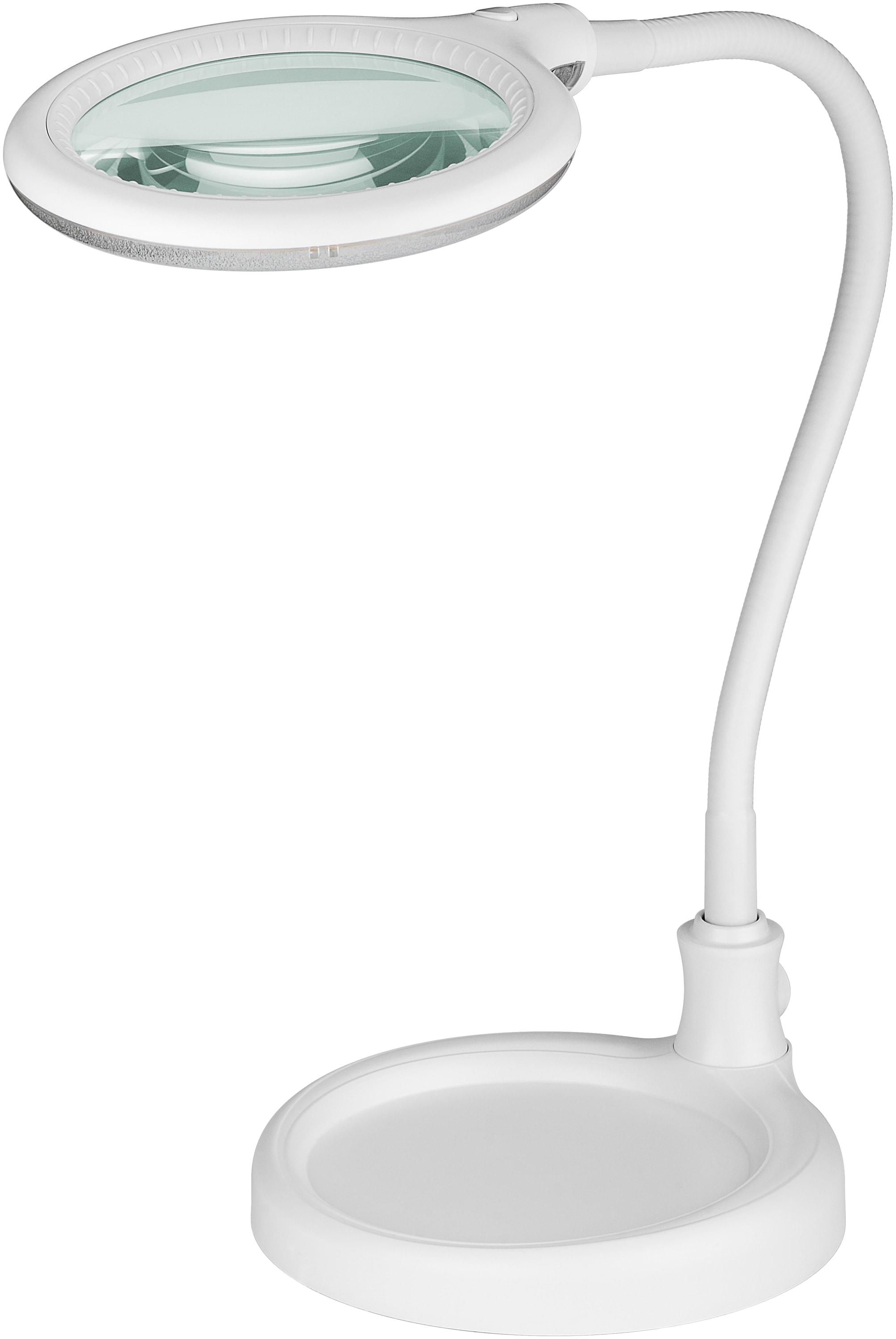 GOOBAY LED Stand-/Klemm-Lupenleuchte, 6W, 480lm, 1,75x Vergrößerung, weiß GOOBAY LED Stand-/Klemm-Lupenleuchte, 6W, 480lm, 1,75x Vergrößerung, weiß
