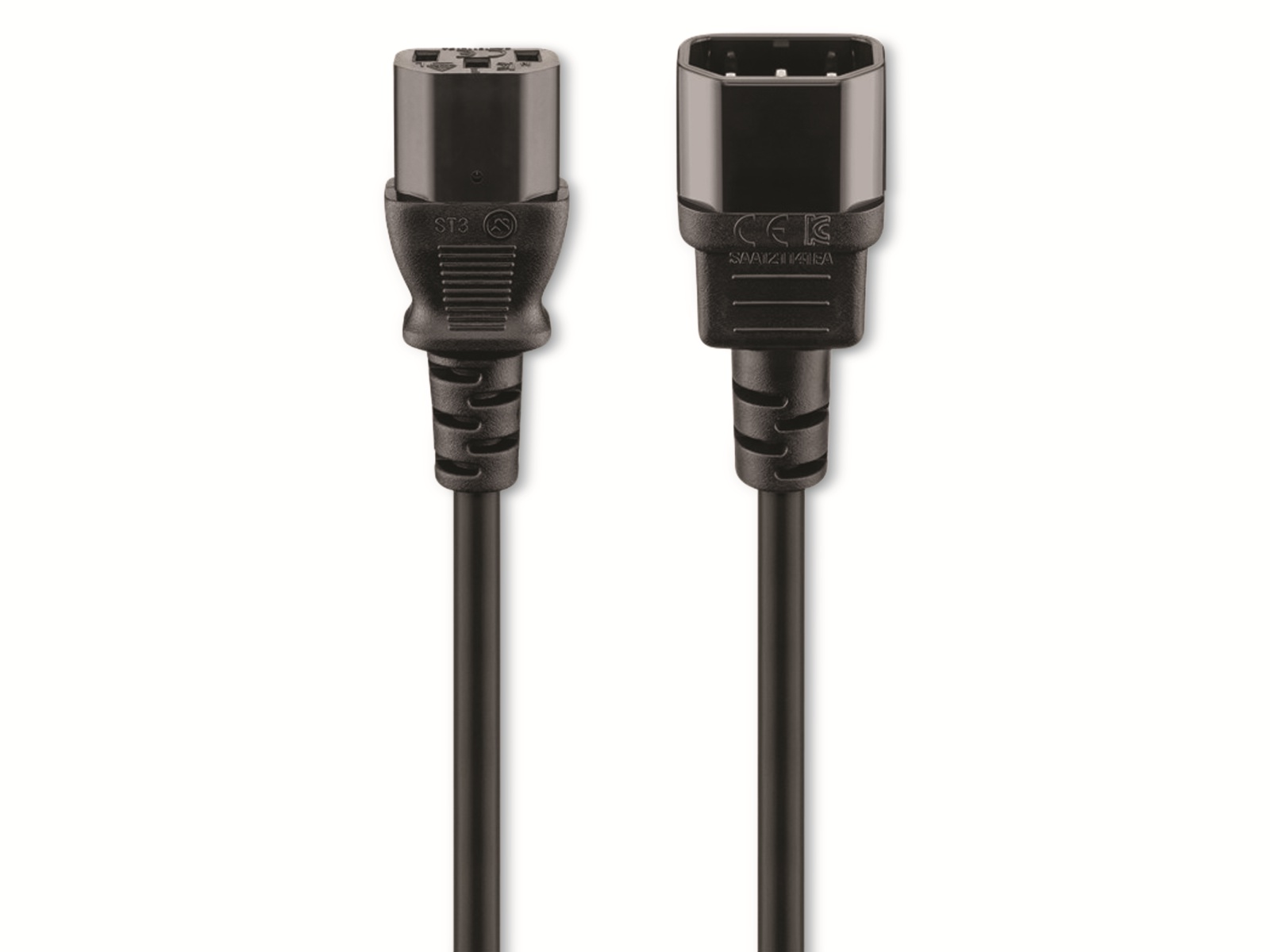 GOOBAY Kaltgeräteverlängerung NK 100 S-500, 5 m, schwarz