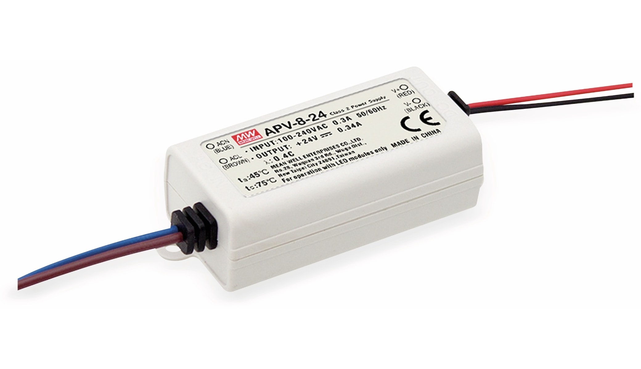 MEAN WELL Schaltnetzteil APV-8-12, 12 V-/0,67 A MEAN WELL Schaltnetzteil APV-8-12, 12 V-/0,67 A