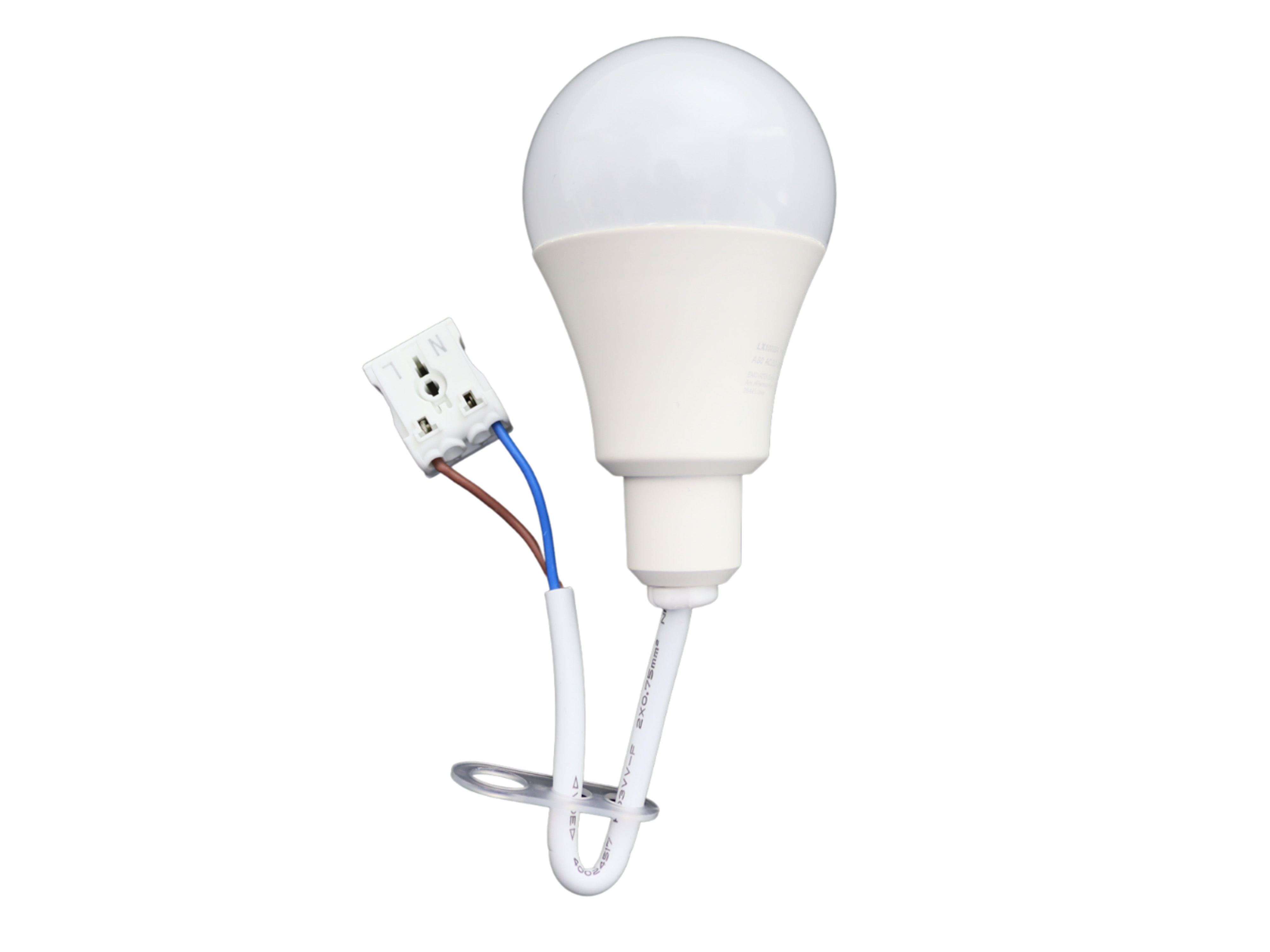 LUXULA LED Renovierungslampe LX100204, 11W, 1150lm, 4000K, mit Kabel und Klemme