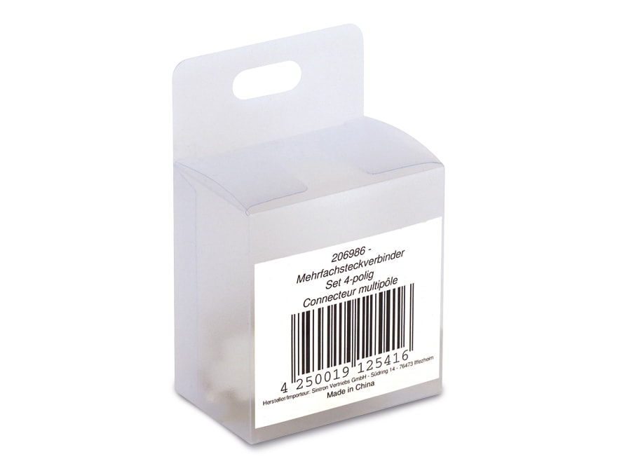 Steckverbinder-Set SUPU Serie B, 1x4-polig, 19 A/600 V~ Steckverbinder-Set SUPU Serie B, 1x4-polig, 19 A/600 V~