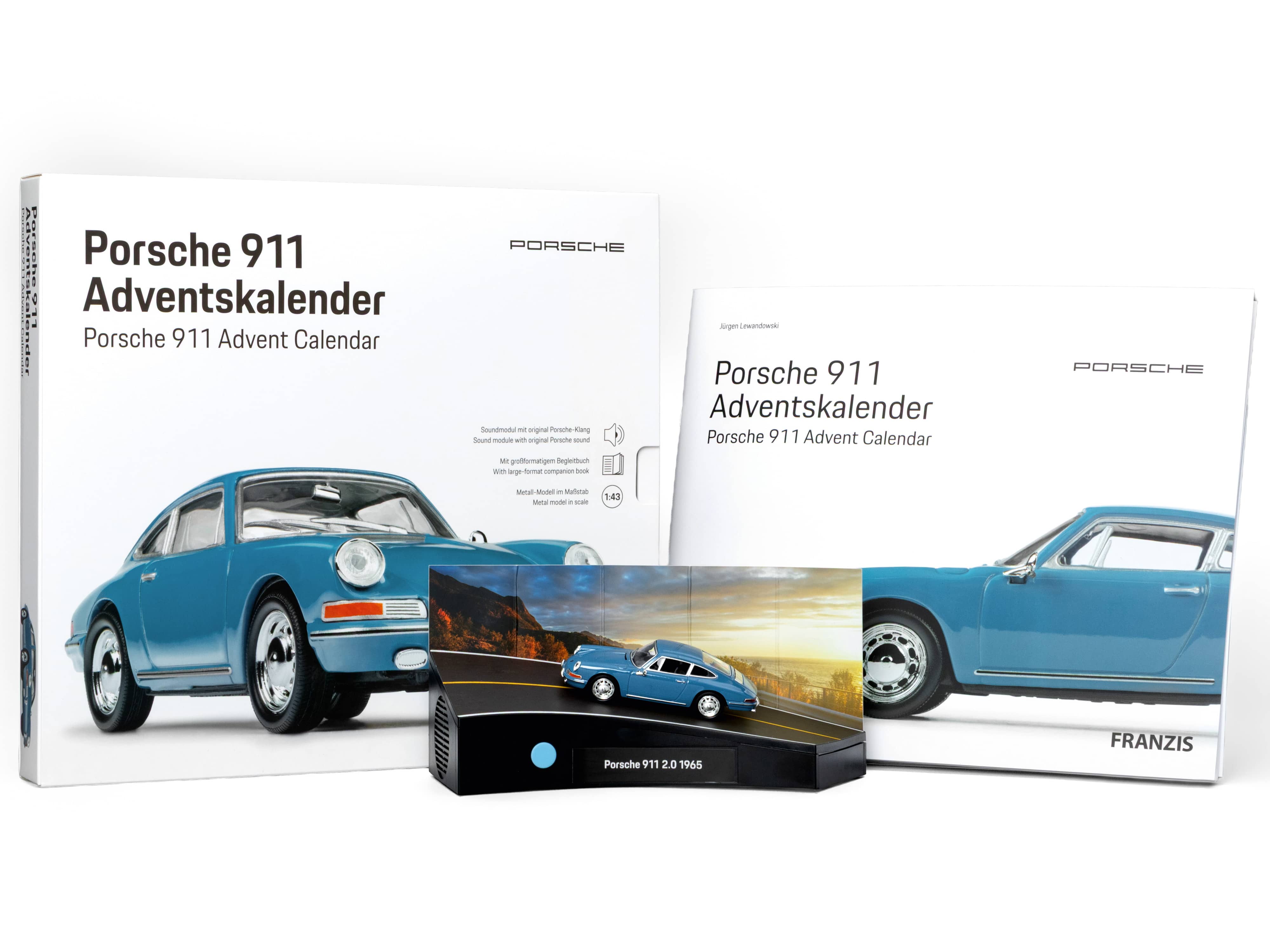 FRANZIS Porsche 911 Adventskalender 1:43