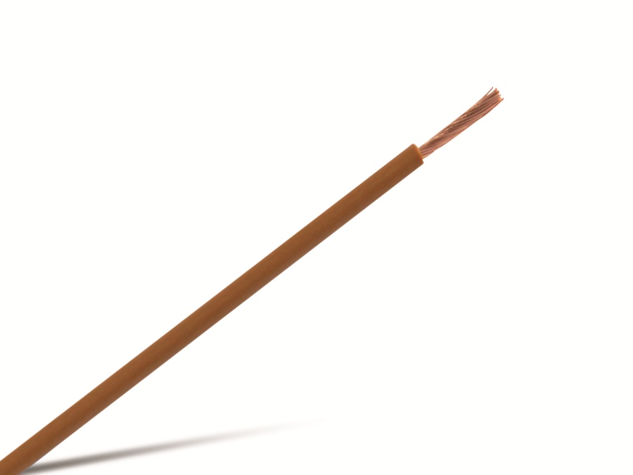 RAUTRONIC Litze H07V-K 6 mm², 10 m, braun