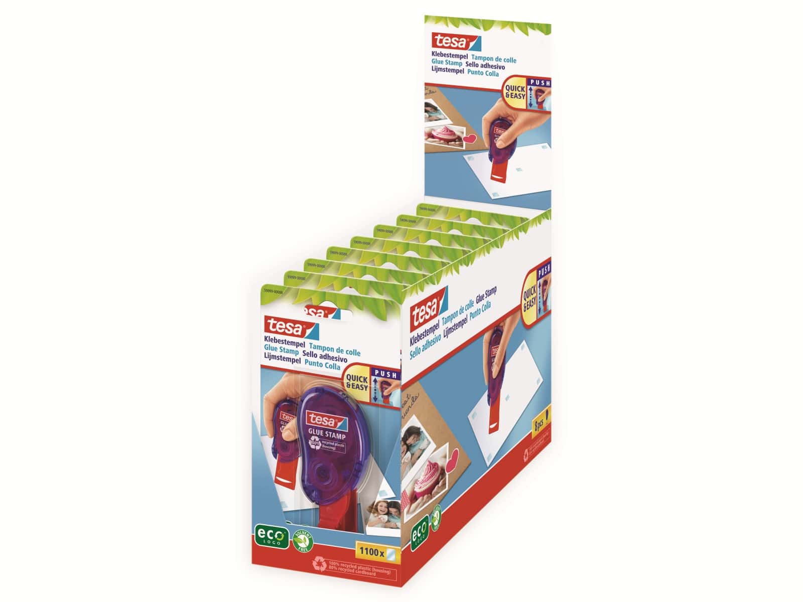 TESA ® Klebestempel permanent ecoLogo®, 59099-00000-00