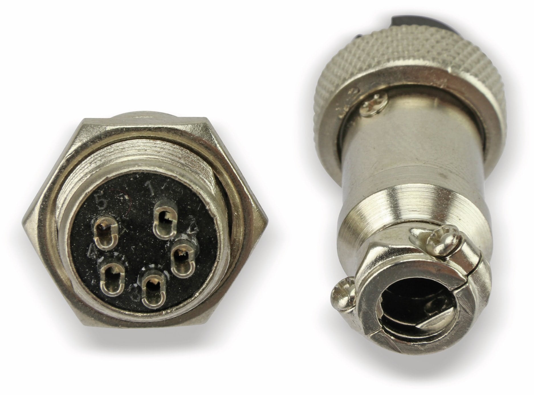 Steckverbinder-Set GX16-5, 5-polig Steckverbinder-Set GX16-5, 5-polig