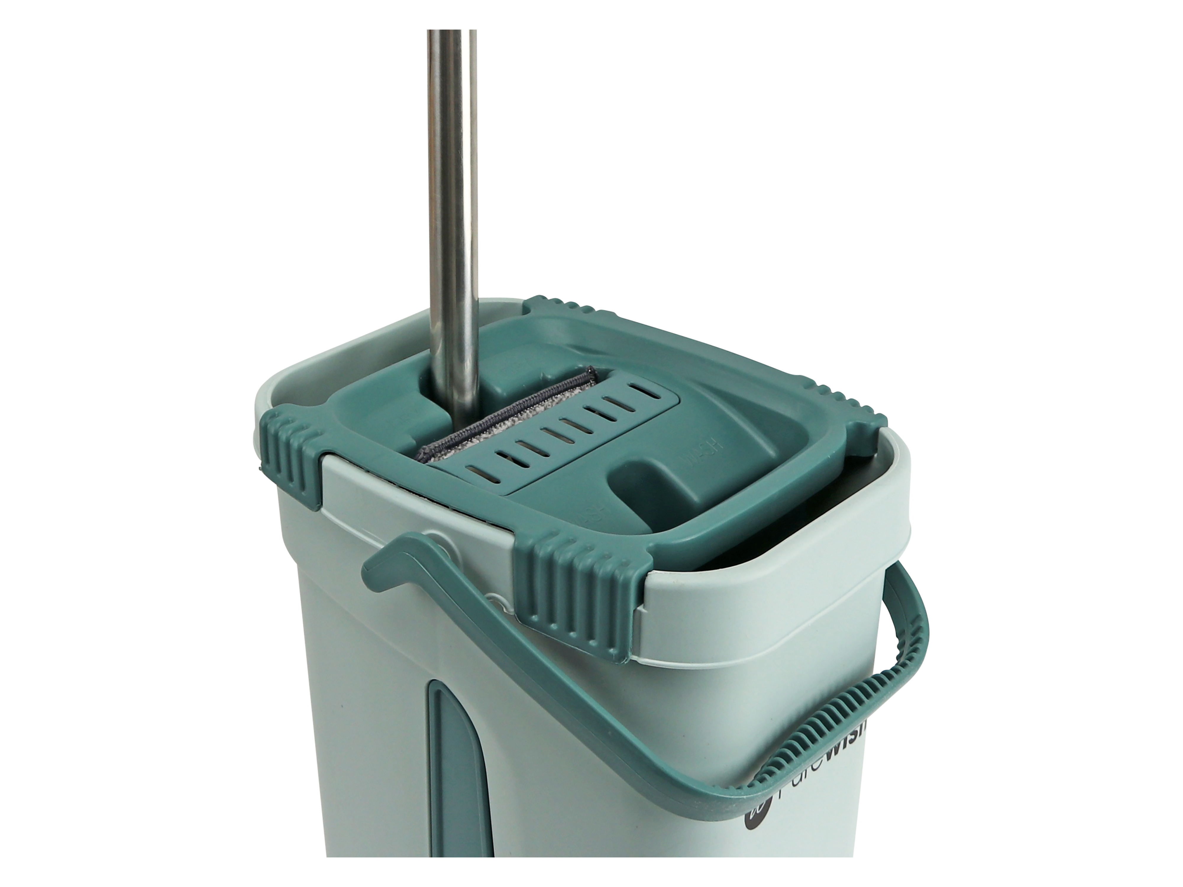 PUREWISH Bodenwisch-Set mit Eimer und Wischbezügen