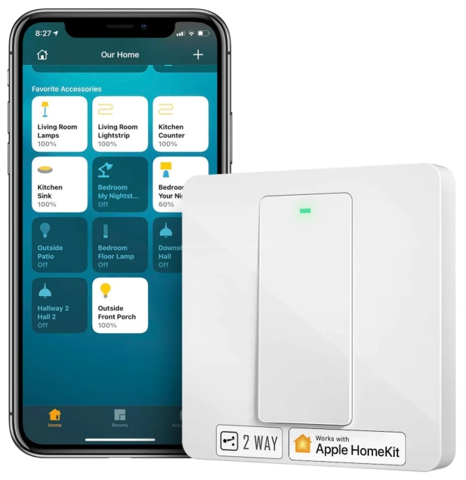 MEROSS WLAN-Wechselschalter, MSS550HK, 2 Wege