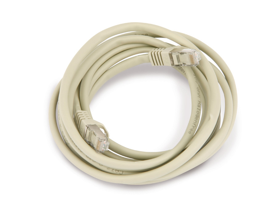 S-IMPULS RJ45 Patchkabel S/FTP (PIMF), m. CAT.7 Rohkabel, 10 m, grau