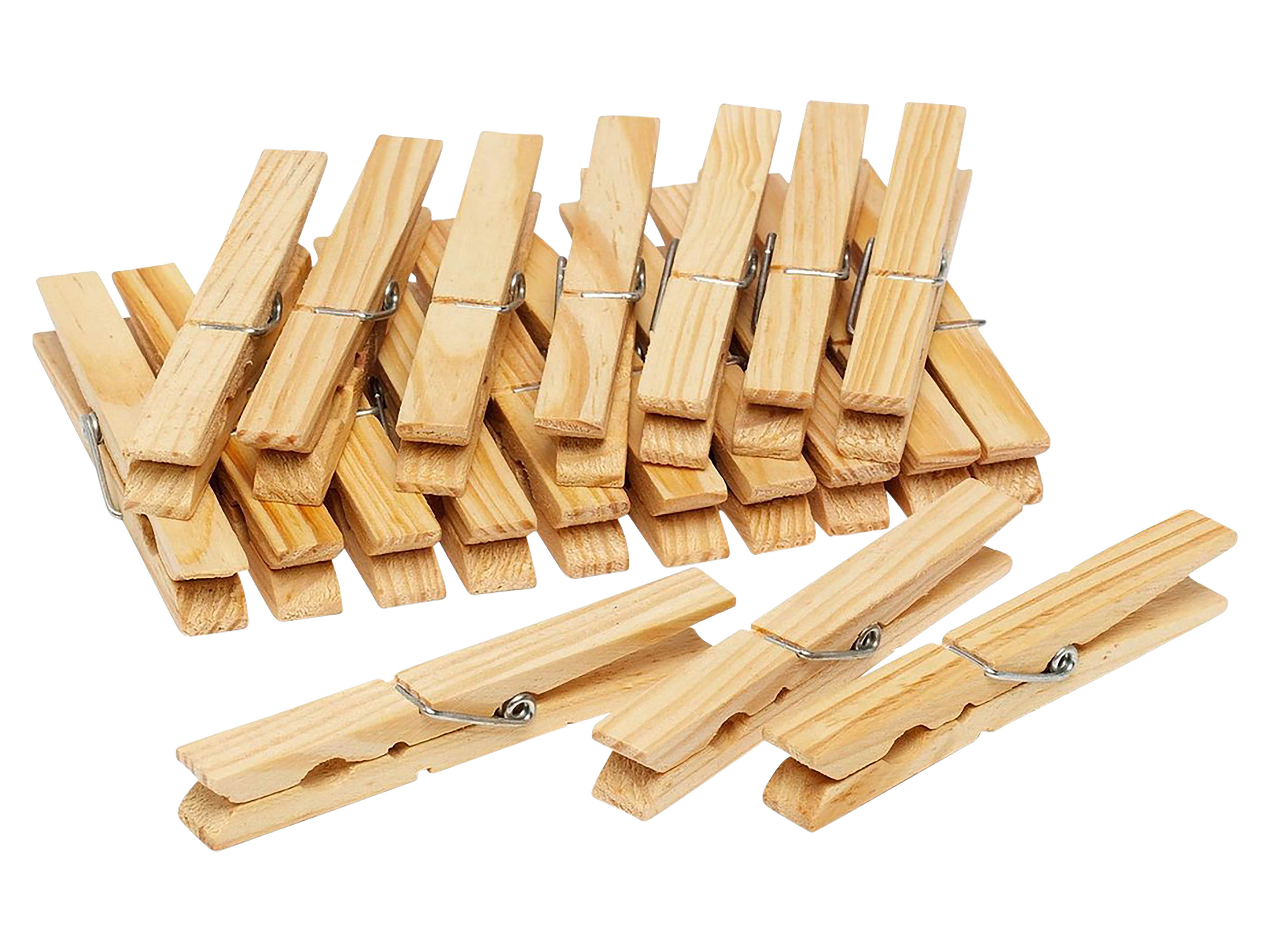 Wäscheklammern aus Holz, 20 Stück