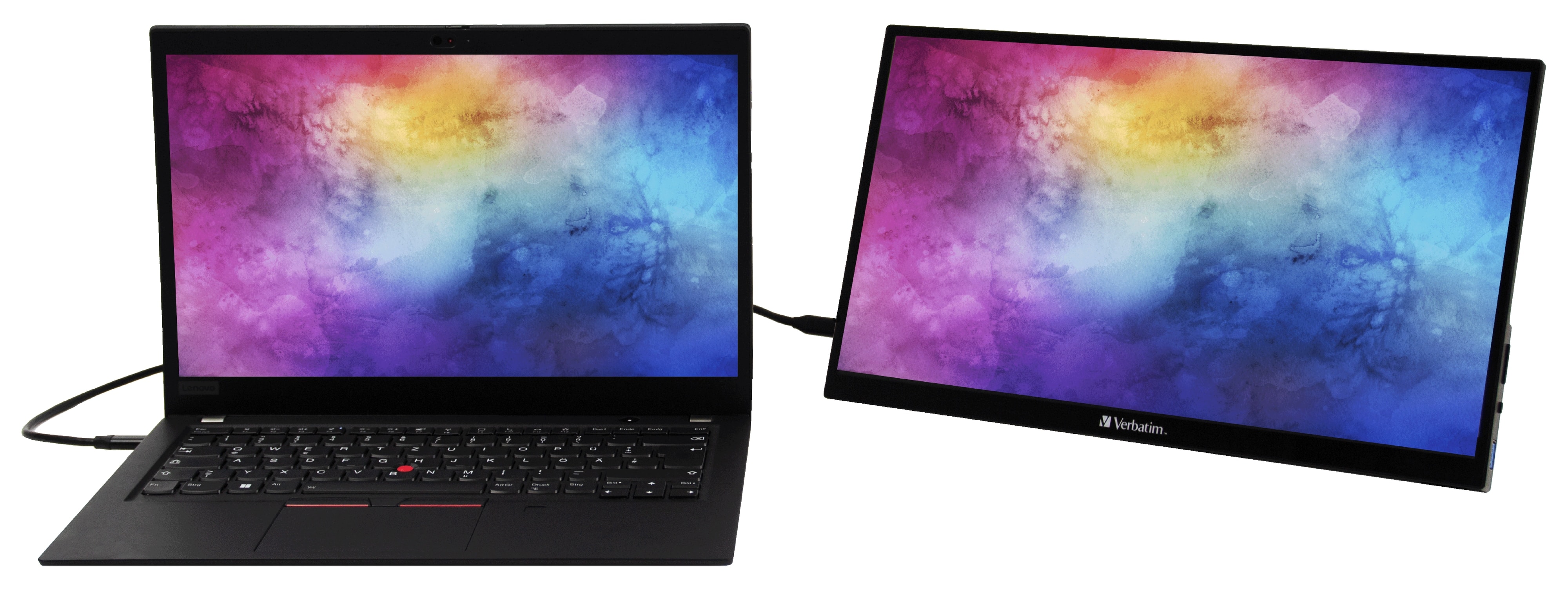 VERBATIM Tragbarer Monitor PMT-15, 39,6 cm (15.6"), HDMI, USB-C VERBATIM Tragbarer Monitor PMT-15, 39,6 cm (15.6"), HDMI, USB-C