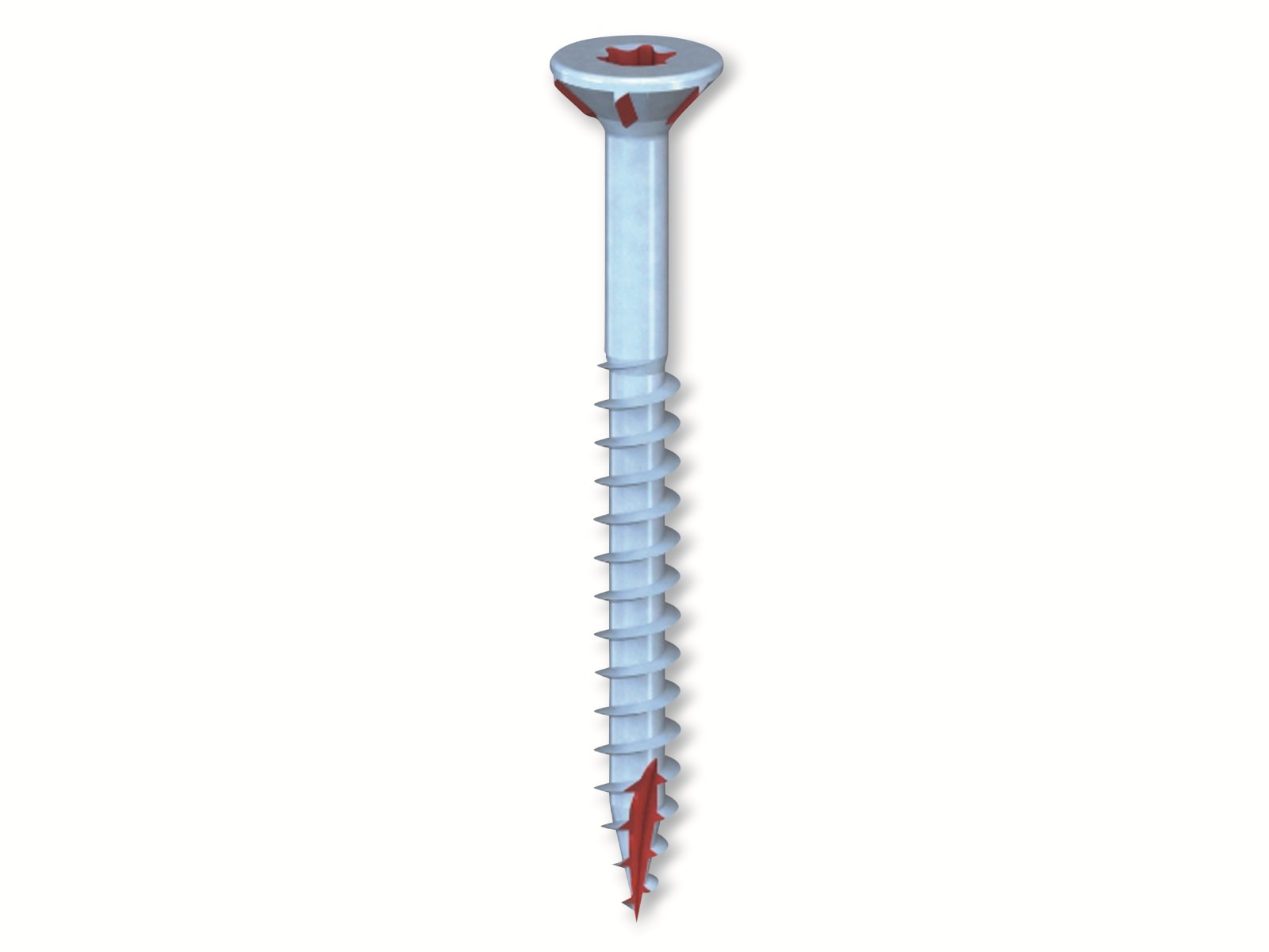 REISSER Spanplattenschrauben R2 plus, 6,0x200 mm, Stahl, Schneidkerbe, 100 Stück REISSER Spanplattenschrauben R2 plus, 6,0x200 mm, Stahl, Schneidkerbe, 100 Stück