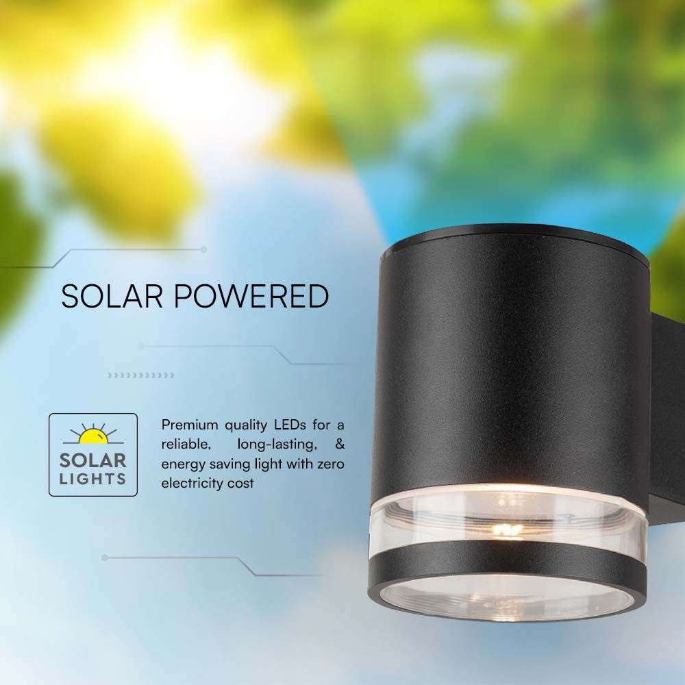 V-TAC Solar LED-Wandleuchte VT-1145, 0,55 W, 3000 K, IP54, mit Bewegungssensor V-TAC Solar LED-Wandleuchte VT-1145, 0,55 W, 3000 K, IP54, mit Bewegungssensor
