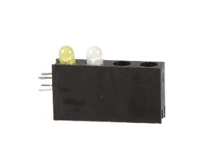 LED-Zeile, 4-fach, bestückt mit 2 LED LED-Zeile, 4-fach, bestückt mit 2 LED