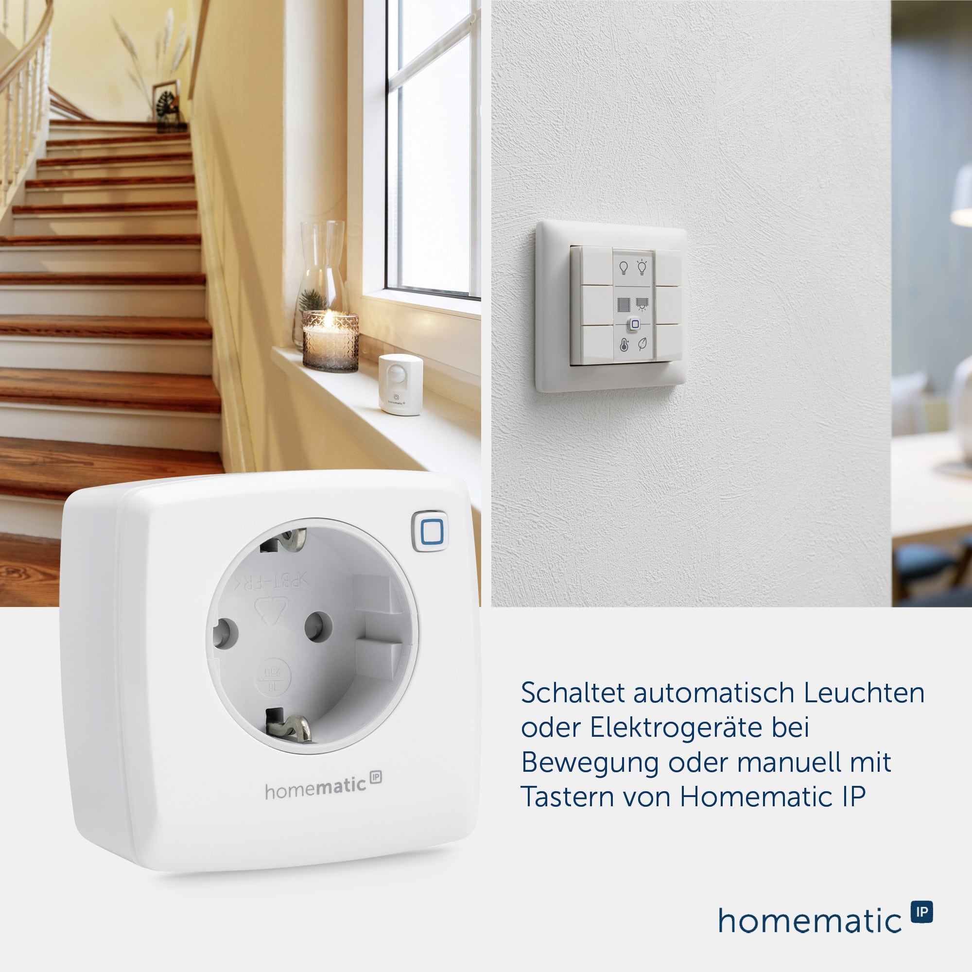 HOMEMATIC IP 157337A0, Schalt-Messsteckdose HOMEMATIC IP 157337A0, Schalt-Messsteckdose