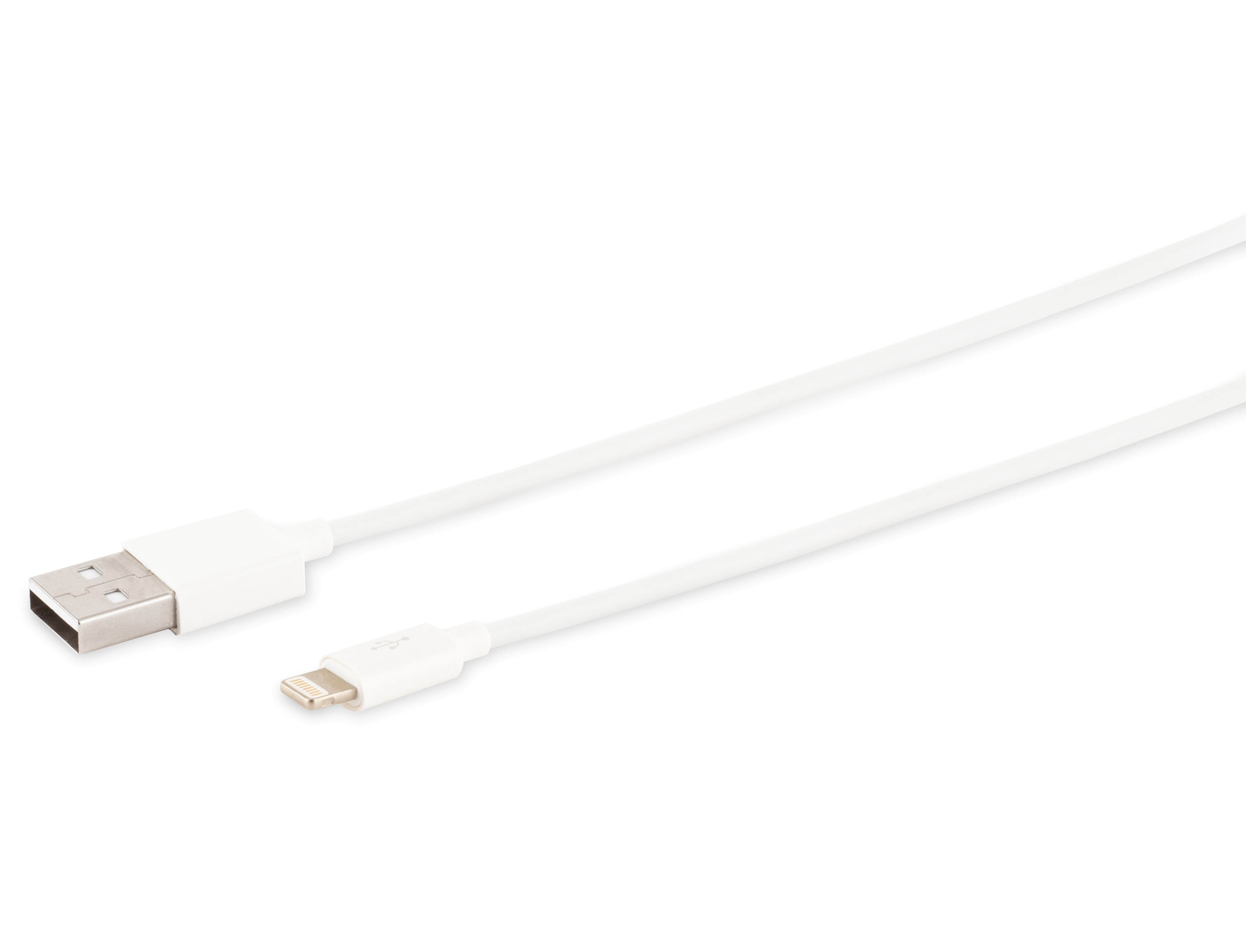 S-IMPULS USB-A Ladekabel, 8-Pin, 2.0, ABS, weiß, 2,0 m S-IMPULS USB-A Ladekabel, 8-Pin, 2.0, ABS, weiß, 2,0 m