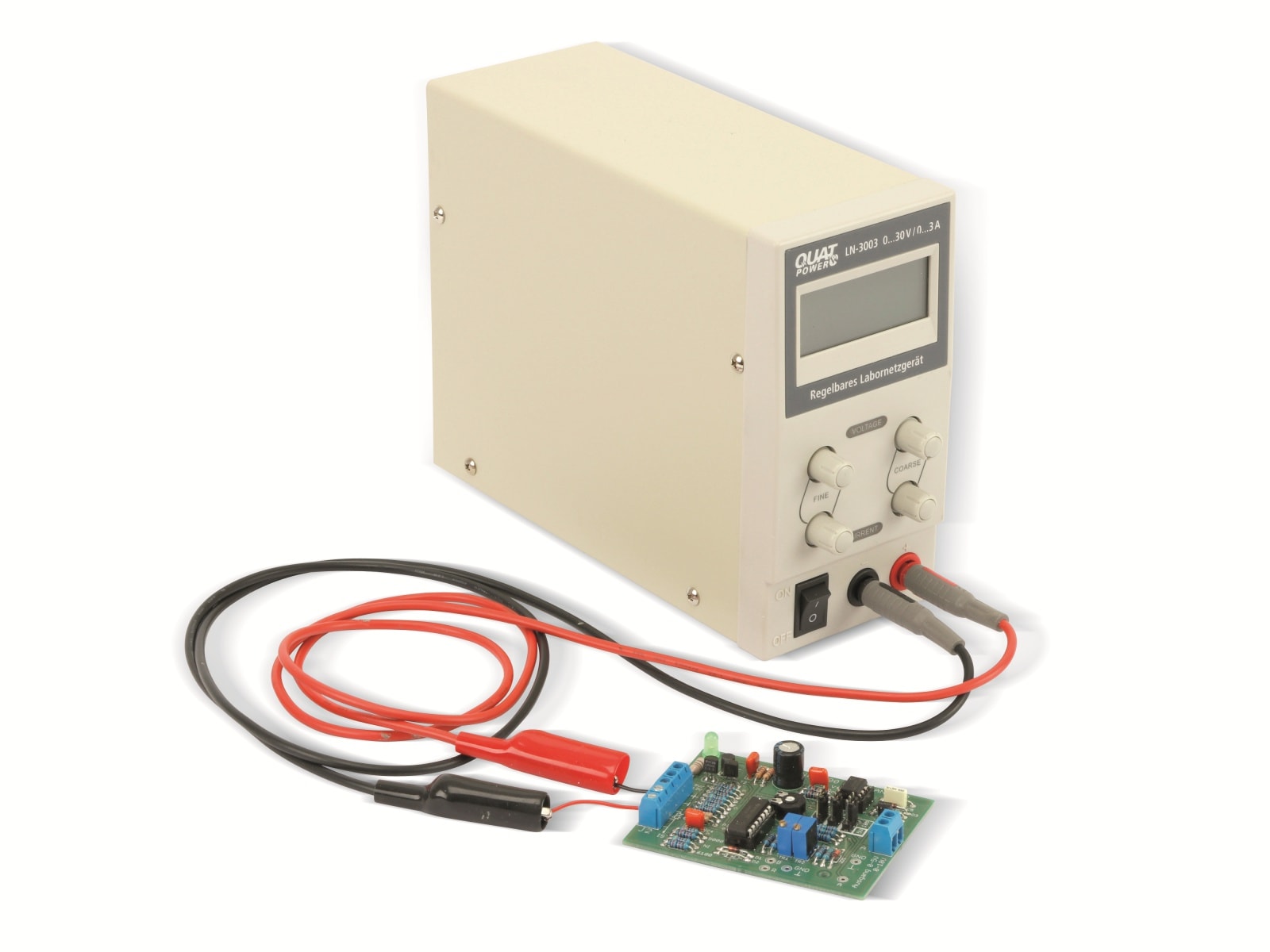 QUATPOWER Regelbares Labornetzgerät LN-3003, 0...30 V-/0...3 A QUATPOWER Regelbares Labornetzgerät LN-3003, 0...30 V-/0...3 A