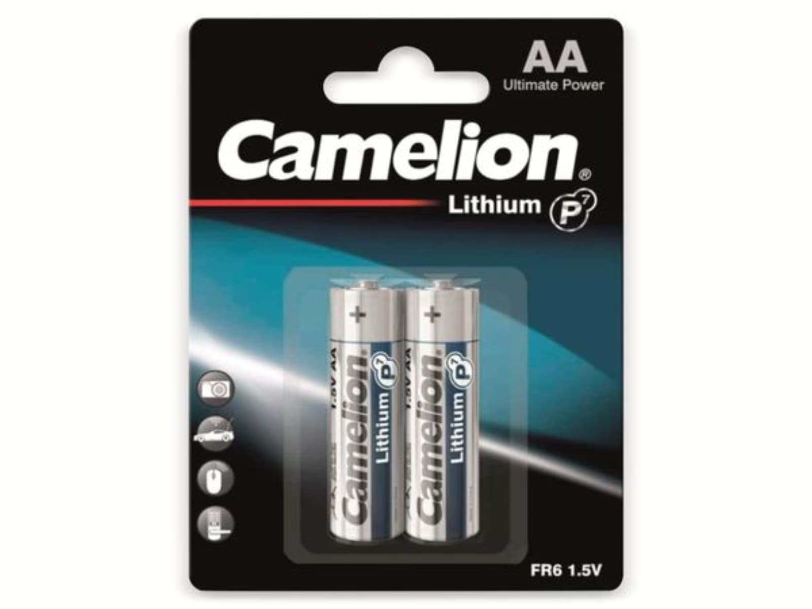 CAMELION Mignon-Batterie, Lithium, FR6, 2Stück CAMELION Mignon-Batterie, Lithium, FR6, 2Stück