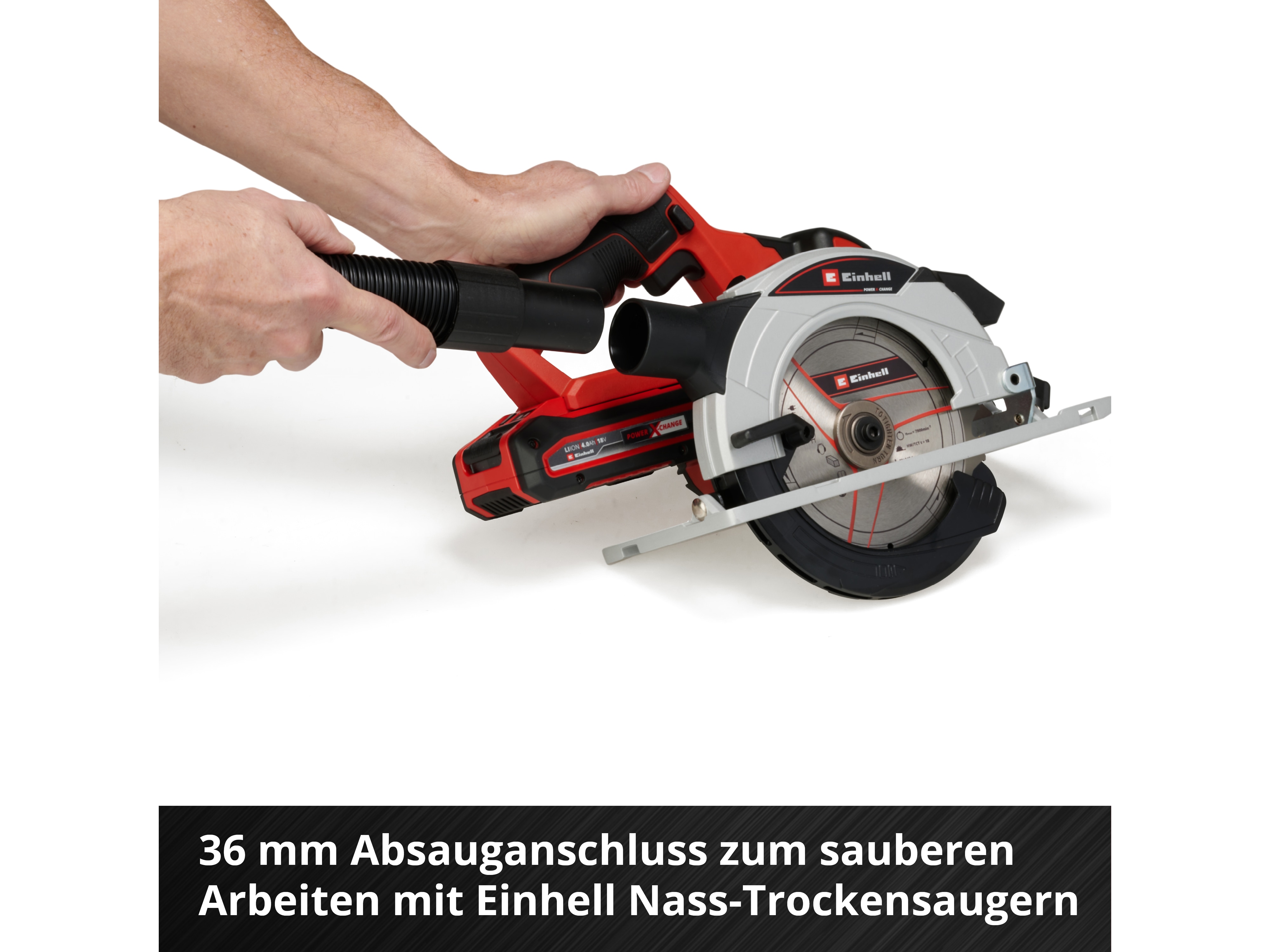 EINHELL Akku-Handkreissäge TE-CS 18/165-1 Li Solo