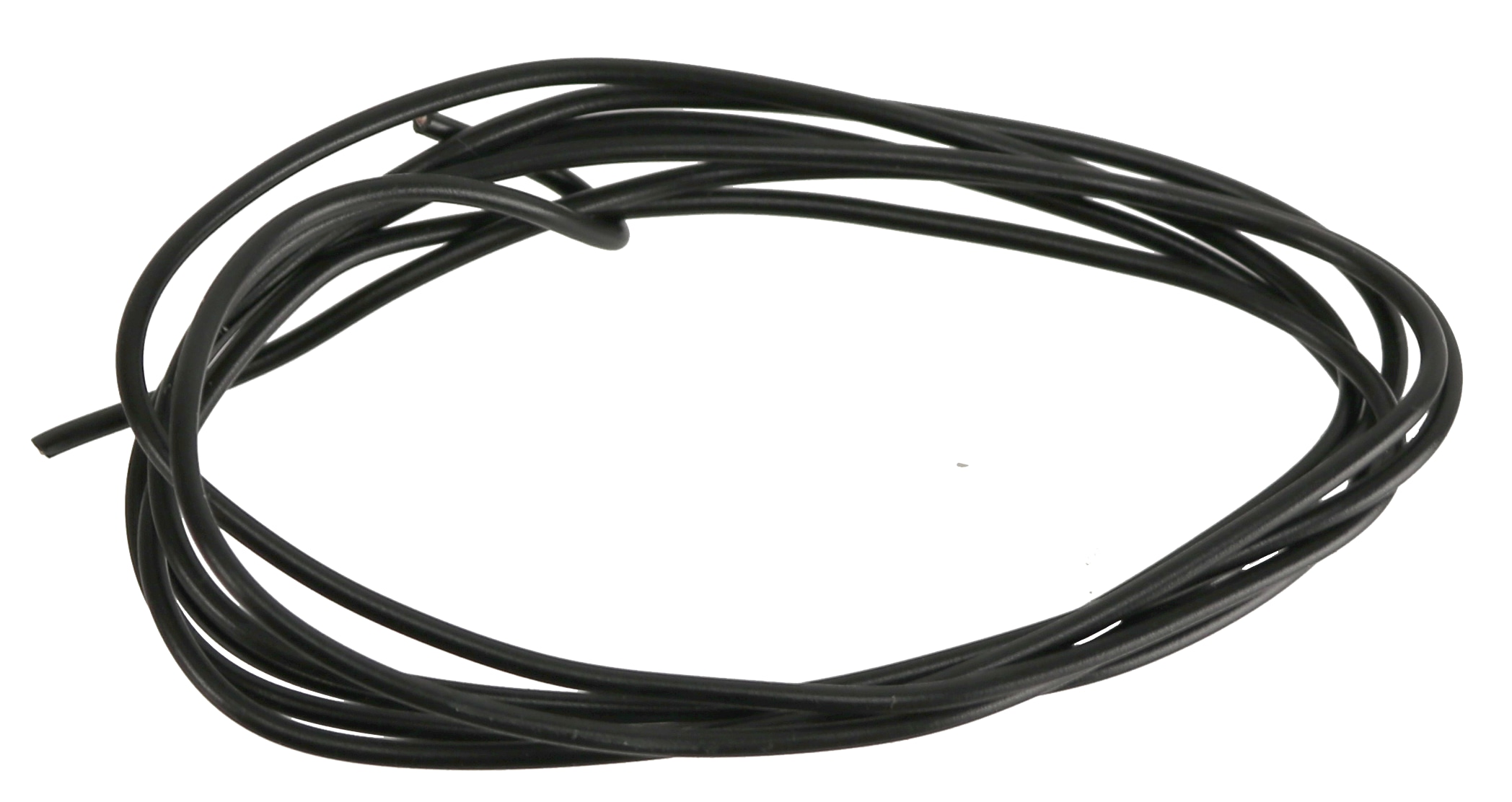 Draht YV, 0,8mm, 1m Spule, schwarz