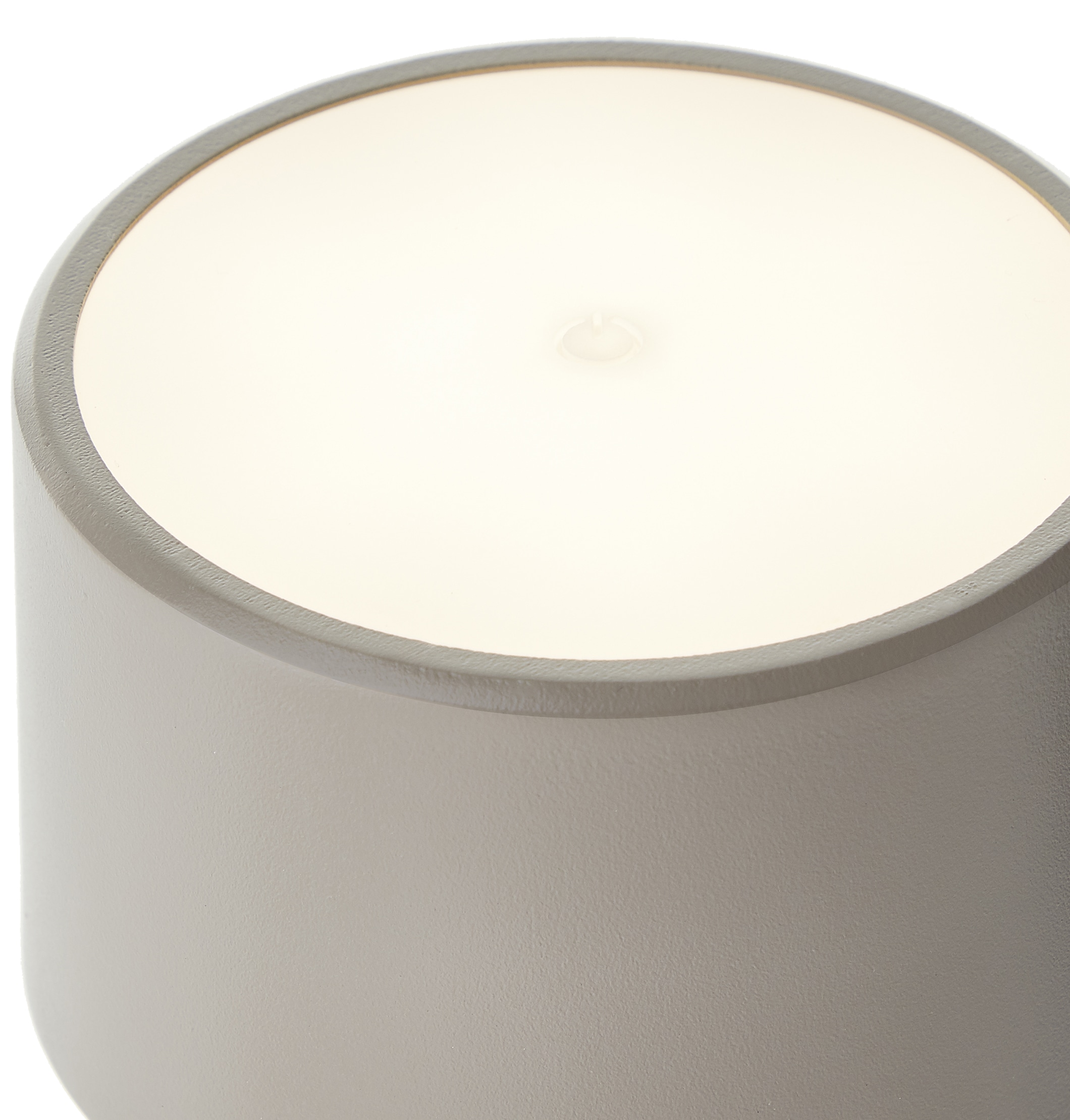 BRILLIANT LED-Akku-Tischleuchte Helio, 2 W, 210 lm, 3000 K, Metall, taupe