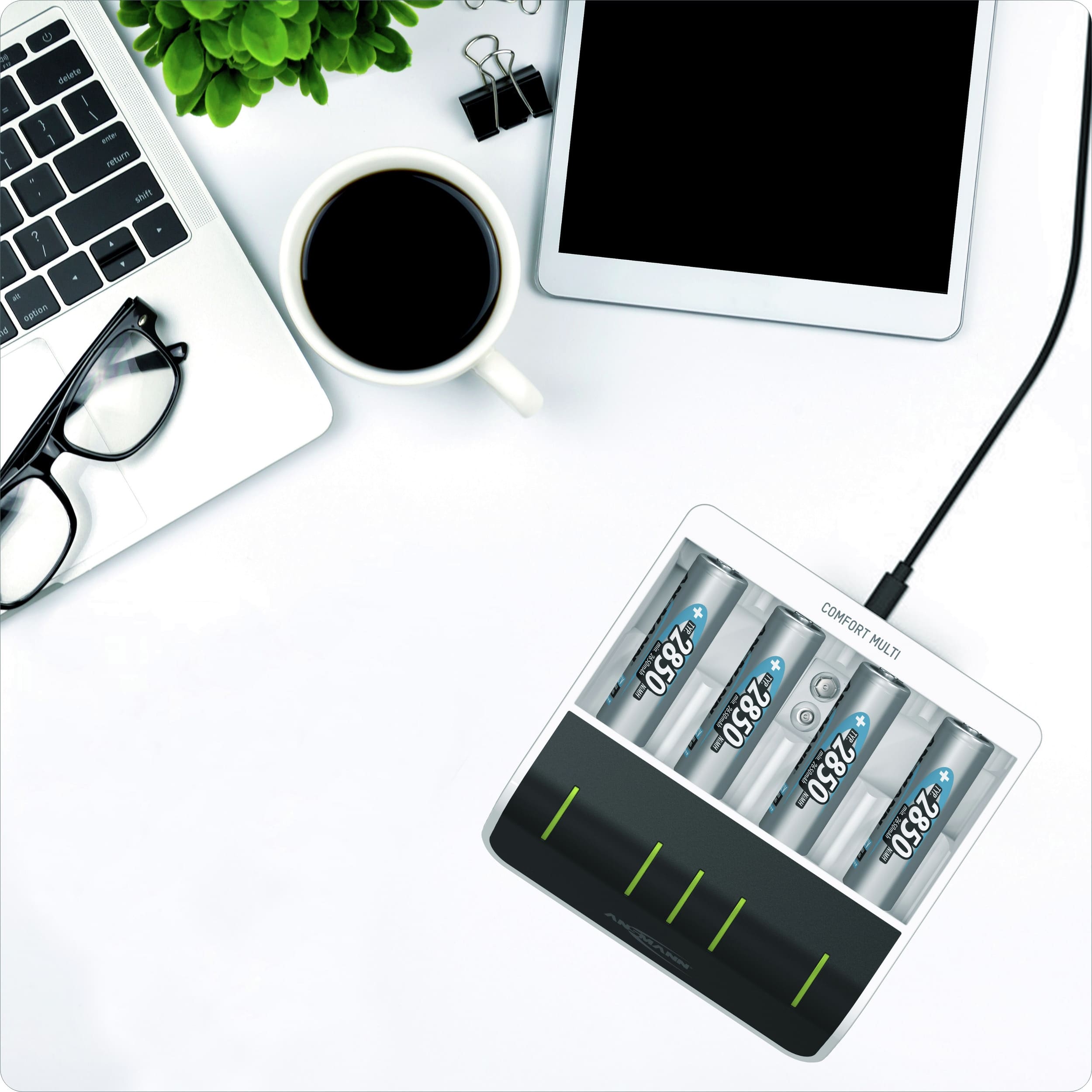 ANSMANN Ladegerät Comfort Multi, mit USB-Eingang
