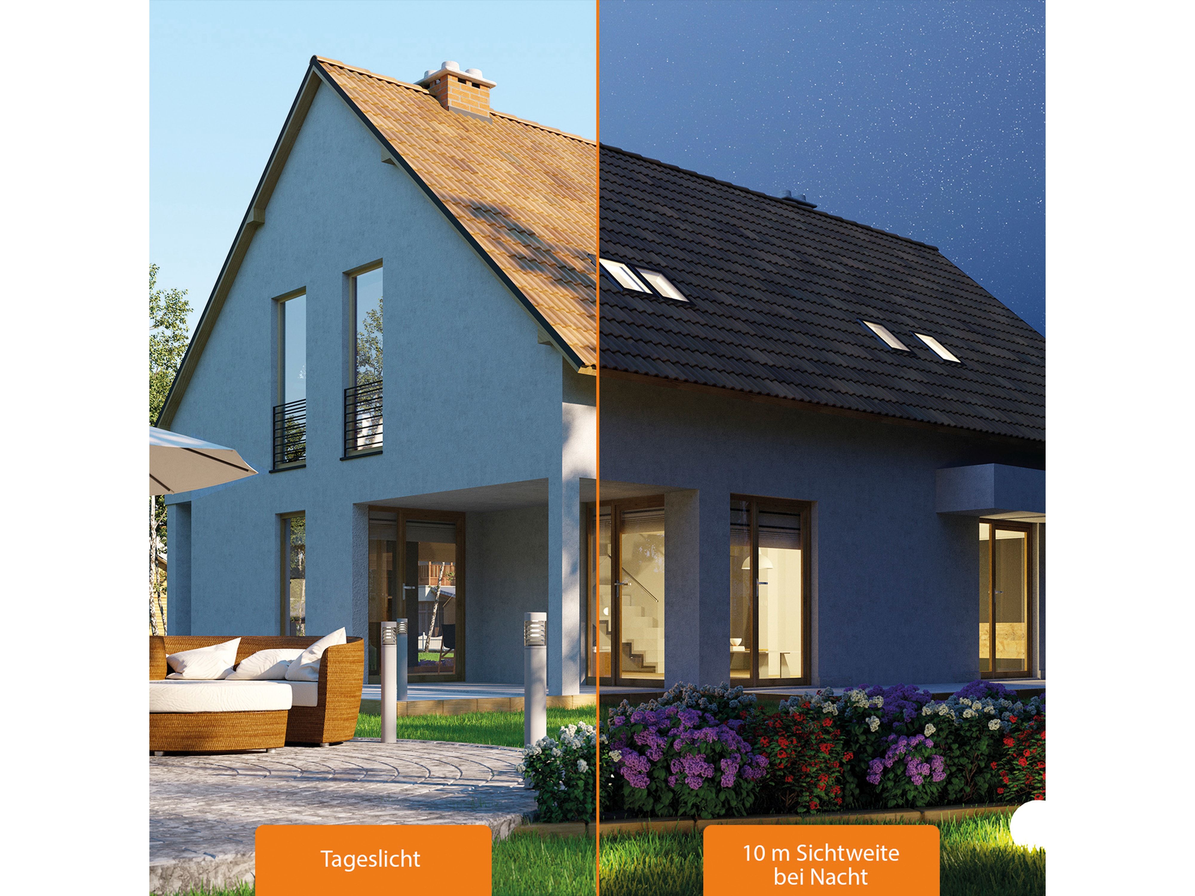 SMARTWARES IP-Überwachungskamera CIP-39311, 2K, QHD, Außenbereich