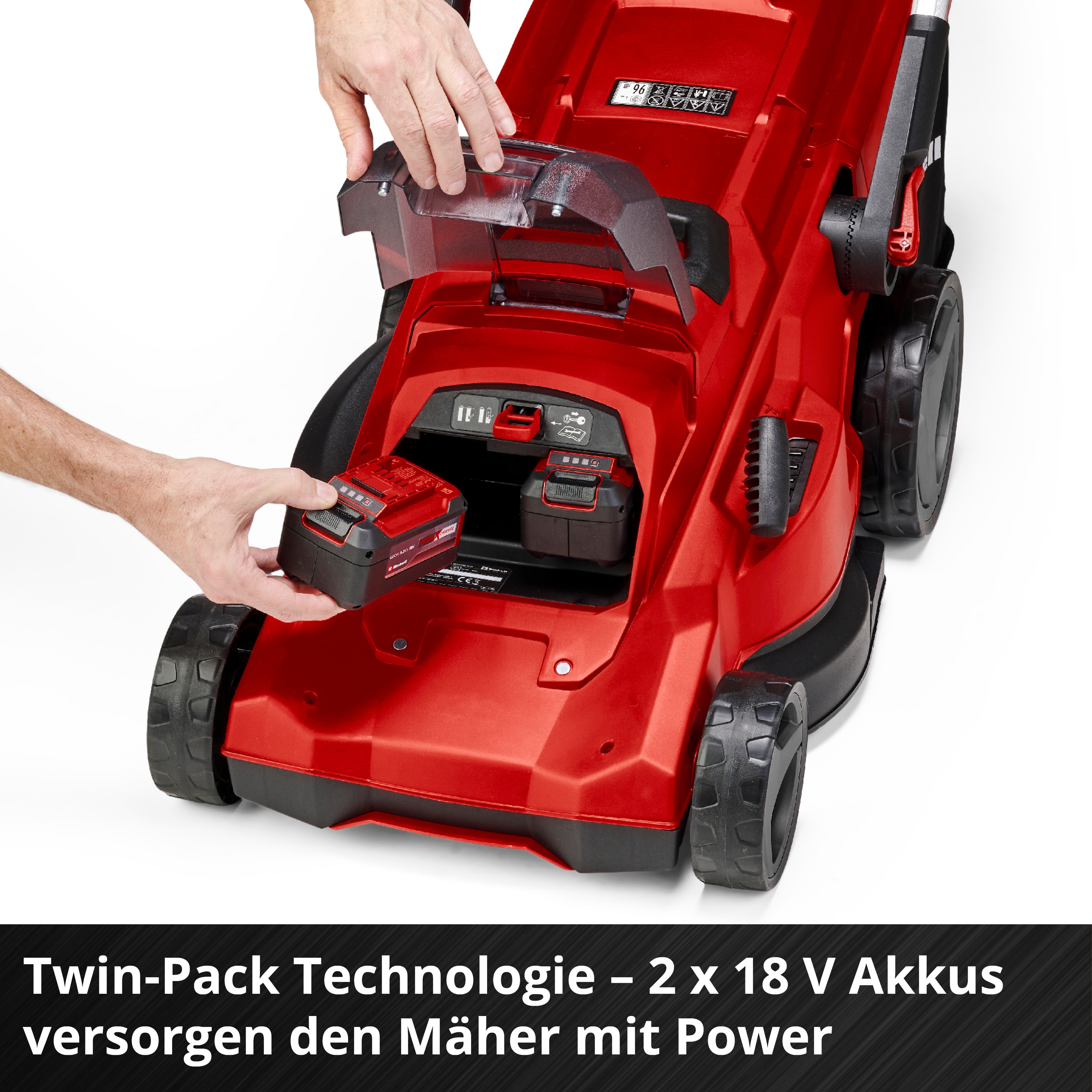 EINHELL PROFESSIONAL Akku-Rasenmäher RASARRO 36/42, 2x5,2 Ah Akkus + Twin-Ladegerät EINHELL Akku-Rasenmäher RASARRO 36/42, 2x5,2 Ah Akkus + Twin-Ladegerät