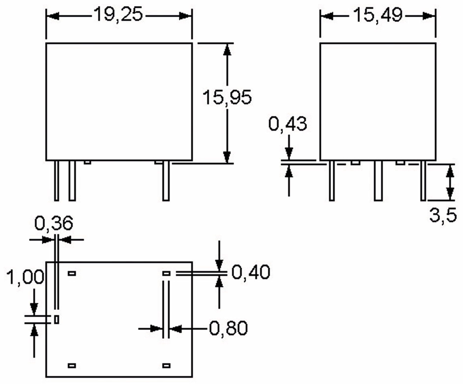 ZETTLER Relais AZ943-1CH-12DE, print, 12 V-, 10 A, 1xUM ZETTLER Relais AZ943-1CH-12DE, print, 12 V-, 10 A, 1xUM