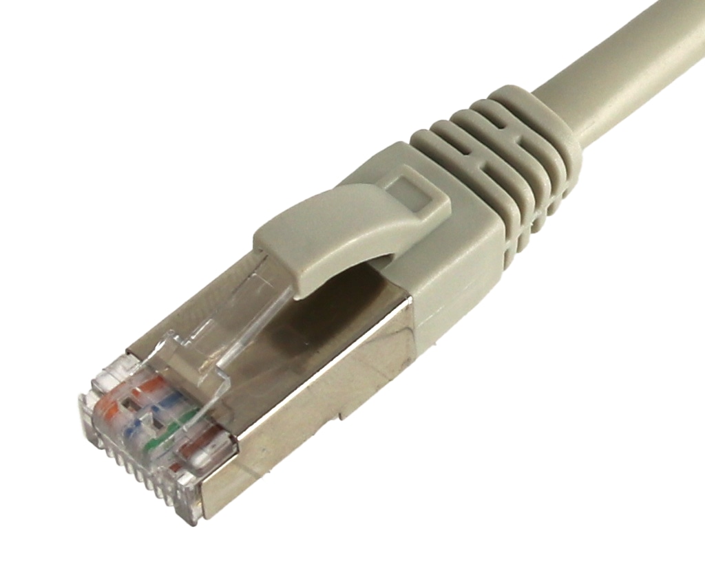 CAT.5E Patchkabel, 0,25 m, grau, F/UTP CAT.5E Patchkabel, 0,25 m, grau, UTP