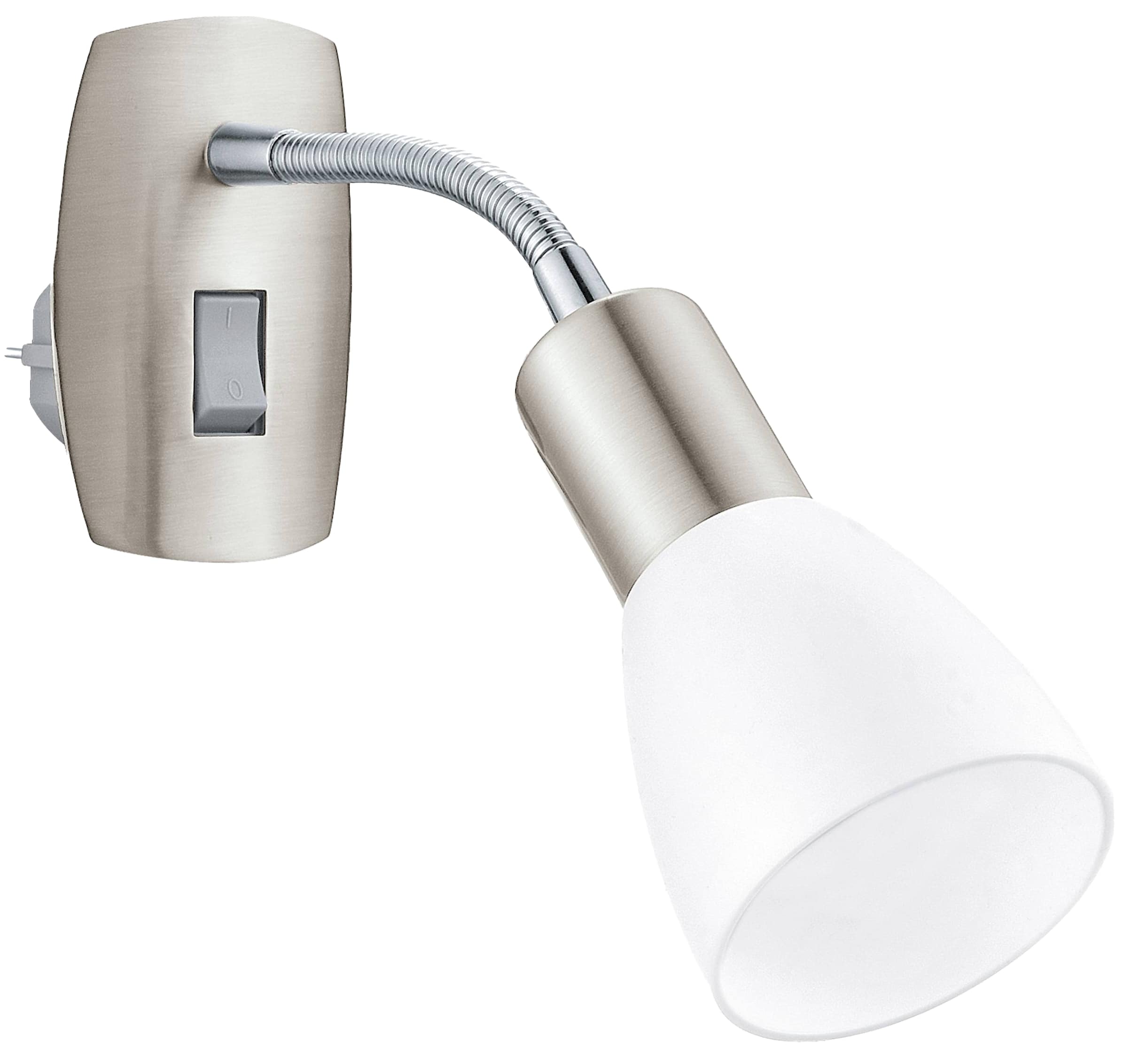 EGLO Steckerspot 92935 nickel-matt, für E14, max. 25 W EGLO Steckerspot 92935 nickel-matt, für E14, max. 25 W