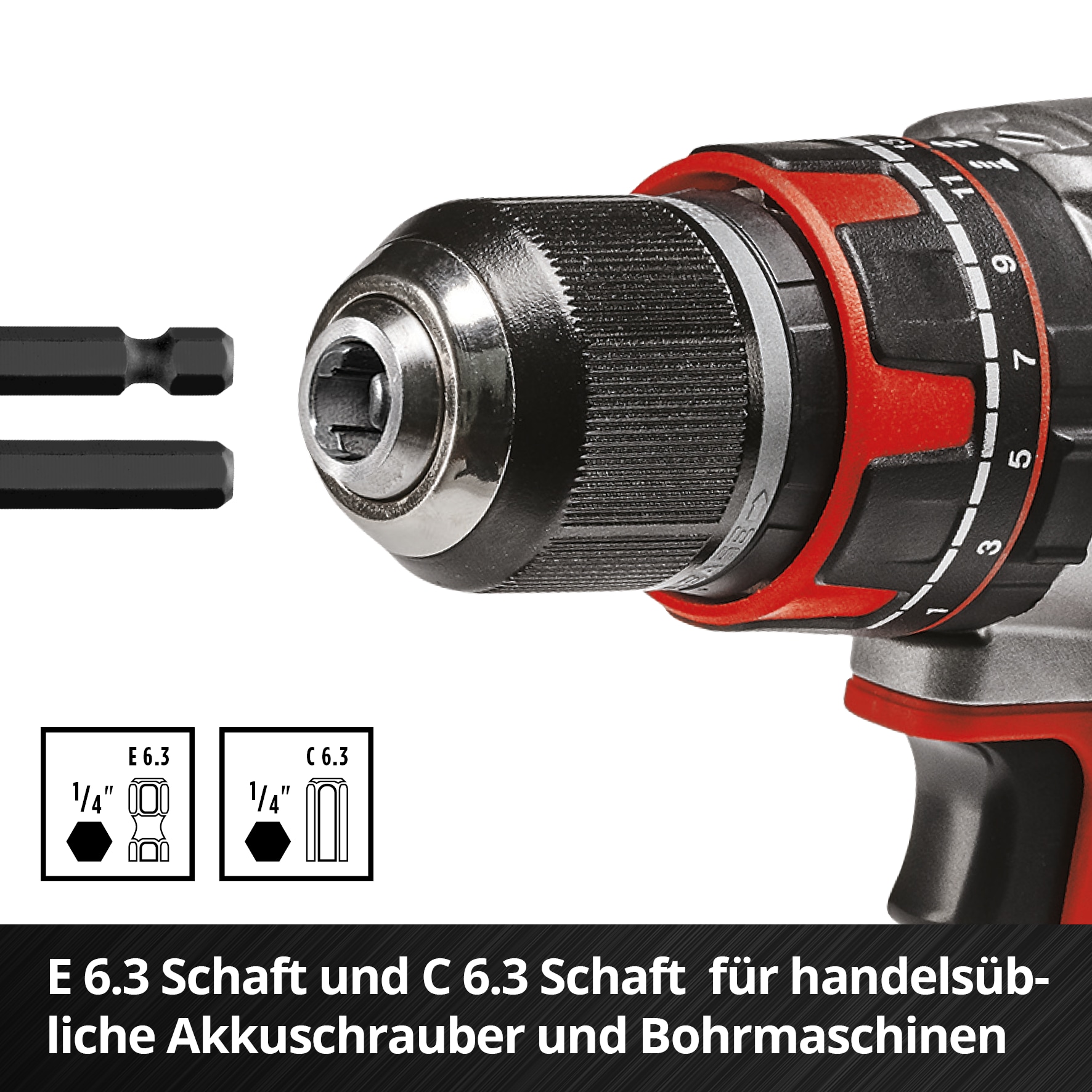 EINHELL Bit- & Bohrer-Set, 109053, L-Case, 40-teilig EINHELL Bit- & Bohrer-Set, 109053, L-Case, 40-teilig