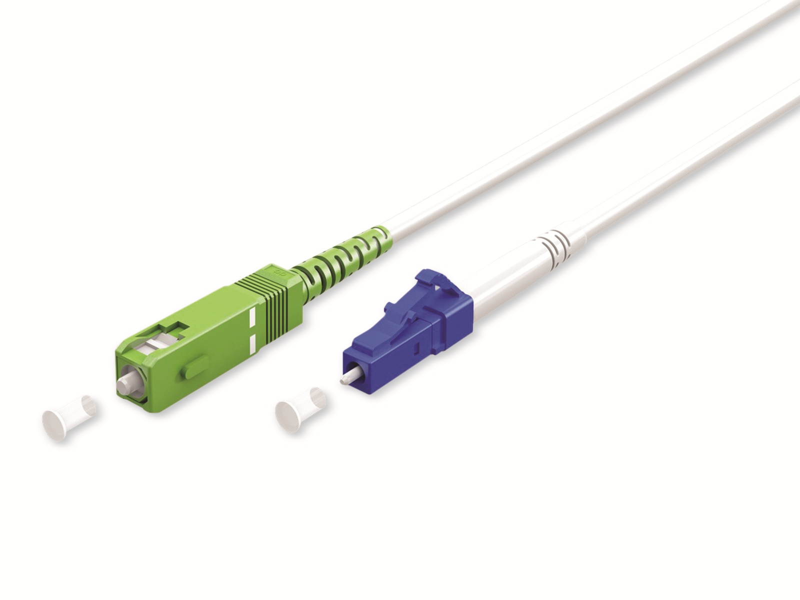 Glasfaserkabel OS2 Singlemode 2m - SC APC Auf LC UPC Für FTTH Internet