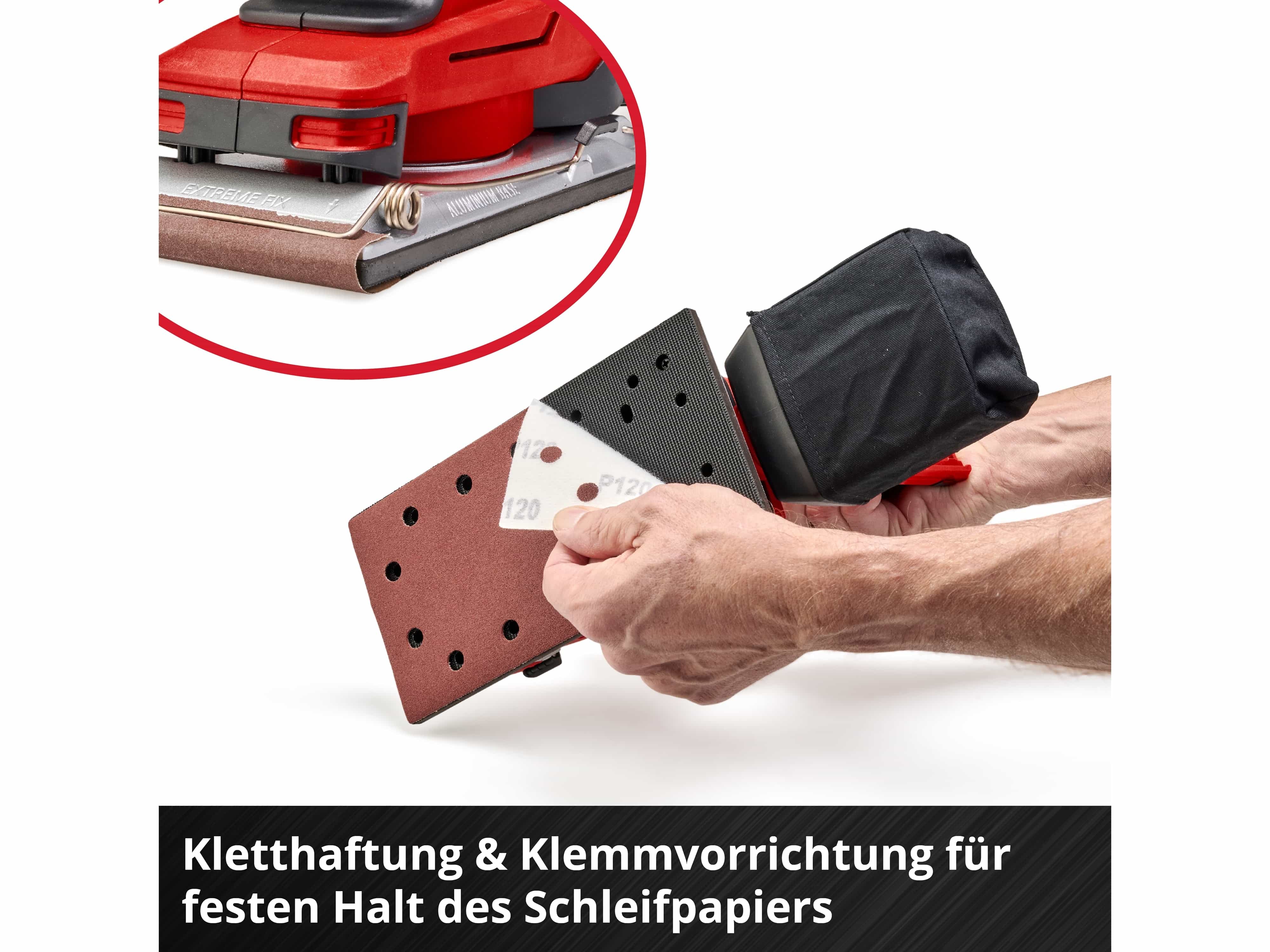 EINHELL Akku-Schwingschleifer TE-OS 18/230 Li Solo