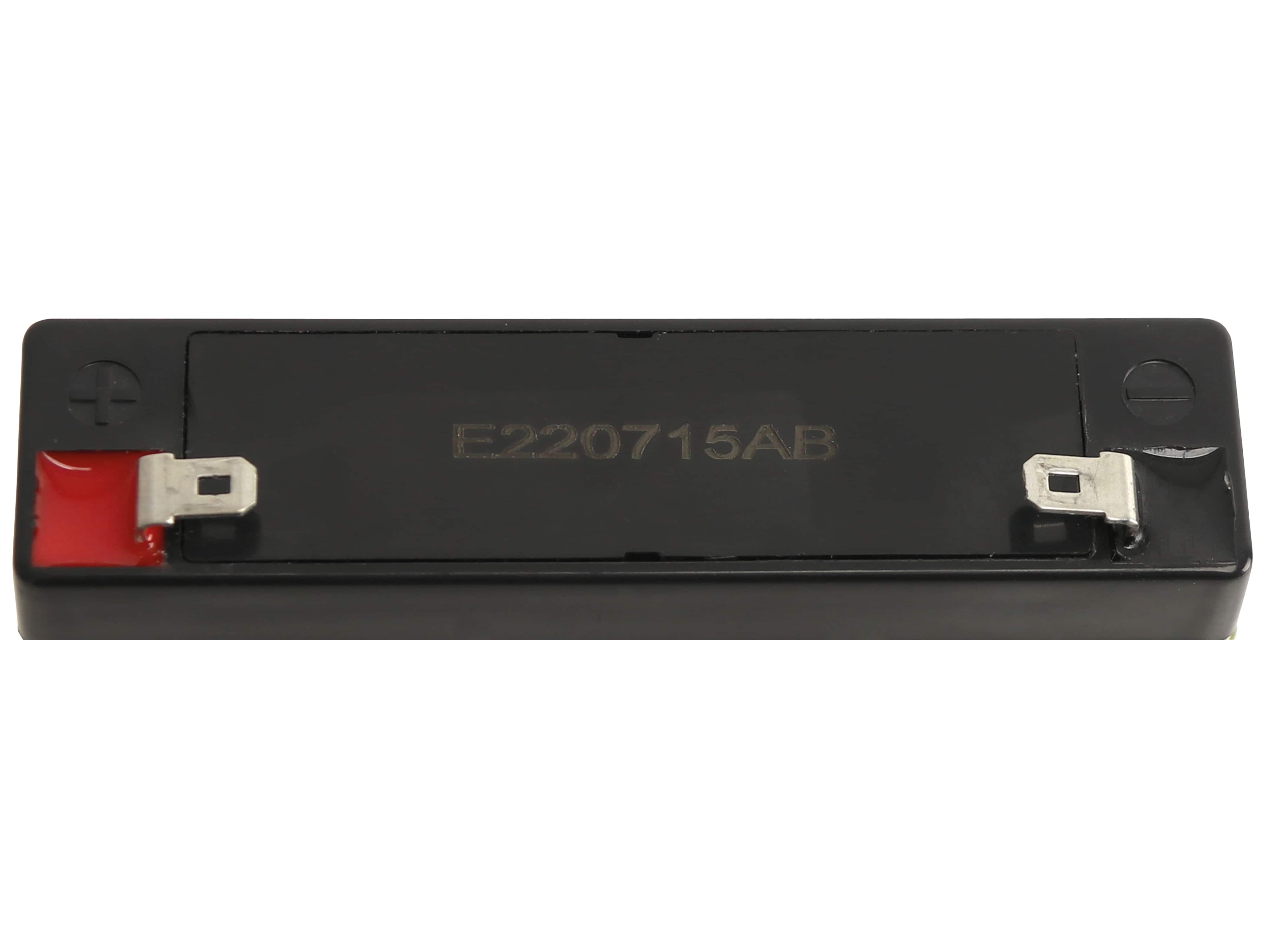 Bleiakku, ENERSYS, NP1.2-6FR, 6V-/1,2Ah Bleiakku, ENERSYS, NP1.2-6FR, 6V-/1,2Ah