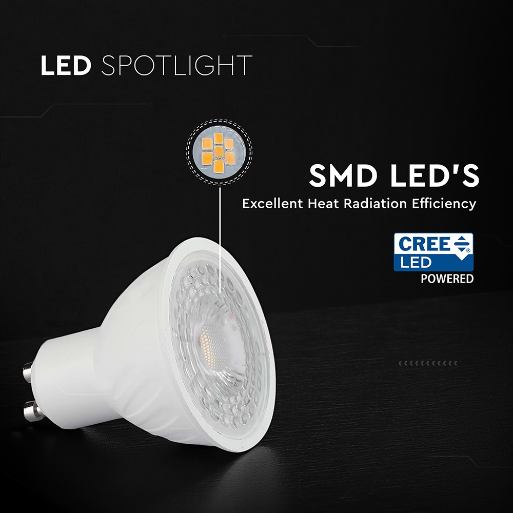 V-TAC LED-Lampe VT-217976, EEK: F, 4,5W, 345lm, 4000K, PAR16, GU10, 38°, V-TAC LED-Lampe VT-217976, EEK: F, 4,5W, 345lm, 4000K, PAR16, GU10, 38°,