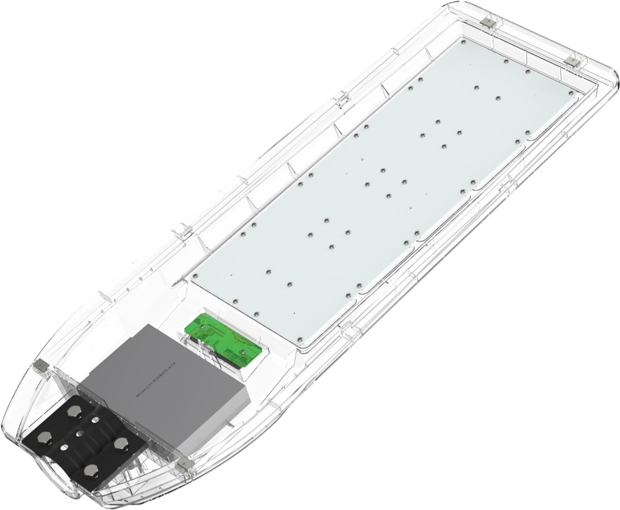 LUXULA Solar LED-Straßenleuchte, 100 W, 1200 lm, 6500 K, mit PIR Sensor LUXULA Solar LED-Straßenleuchte, 100 W, 1200 lm, 6500 K, mit PIR Sensor