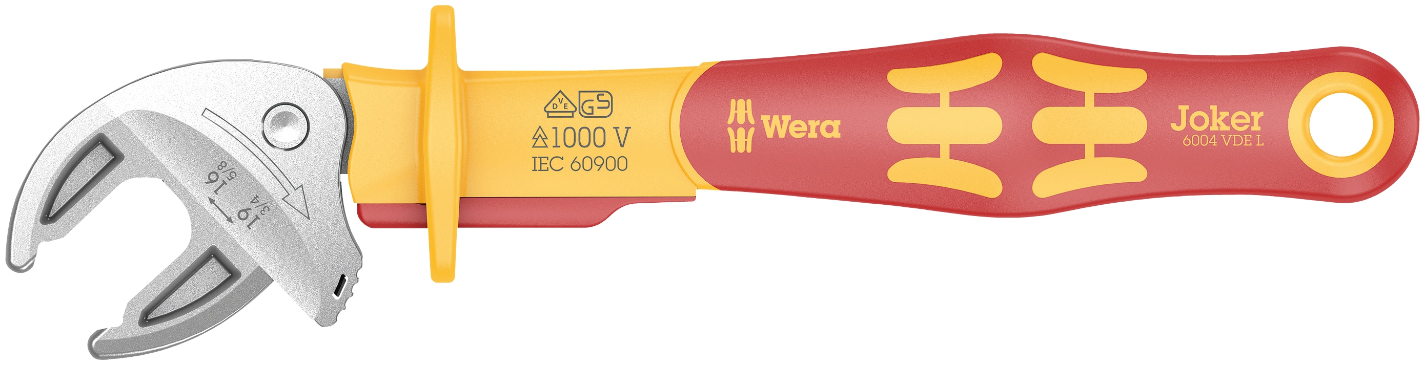 WERA VDE-Maulschlüssel, 05020153001, 6004 Joker VDE L WERA VDE-Maulschlüssel, 05020153001, 6004 Joker VDE L